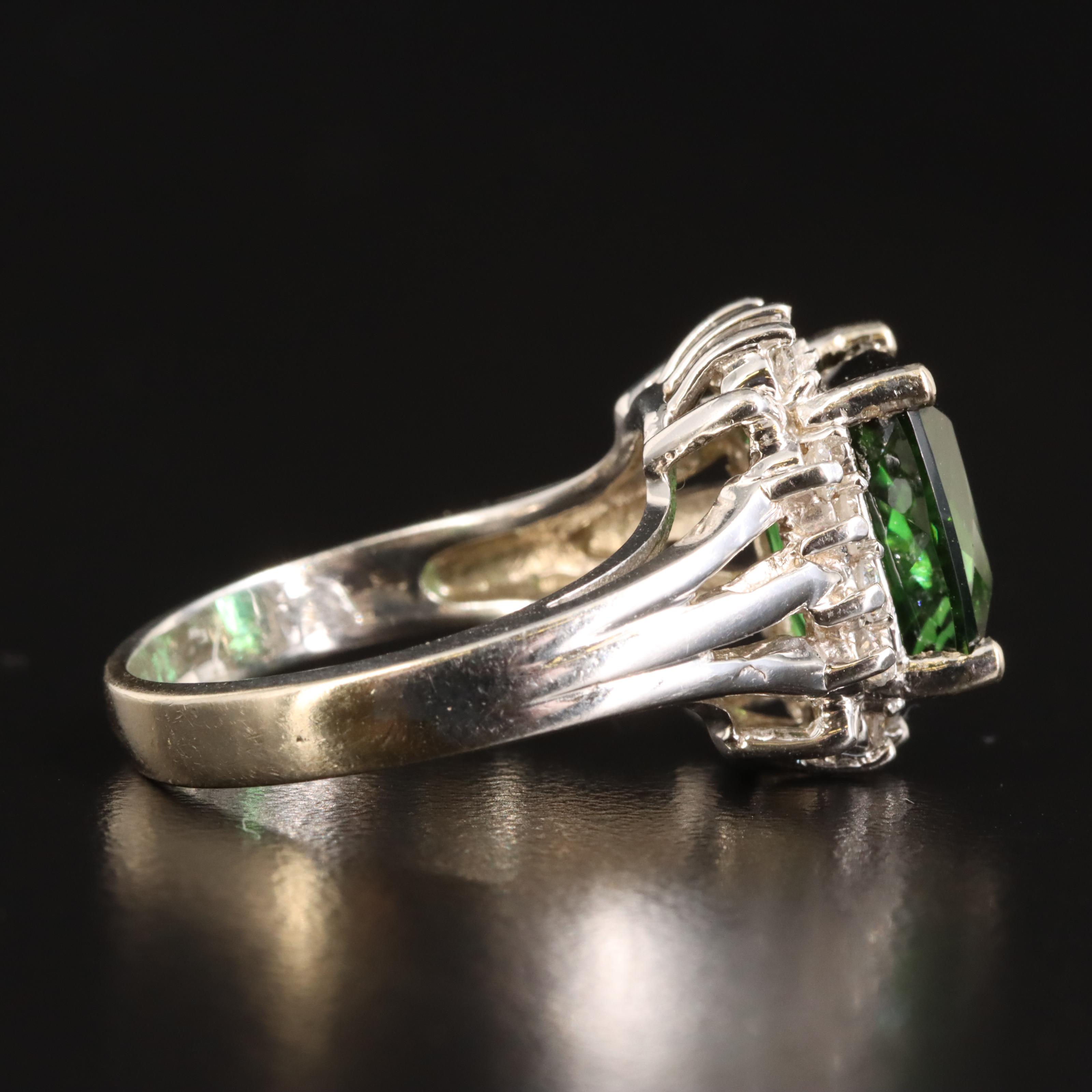 14K Tourmaline and Diamond Ring
