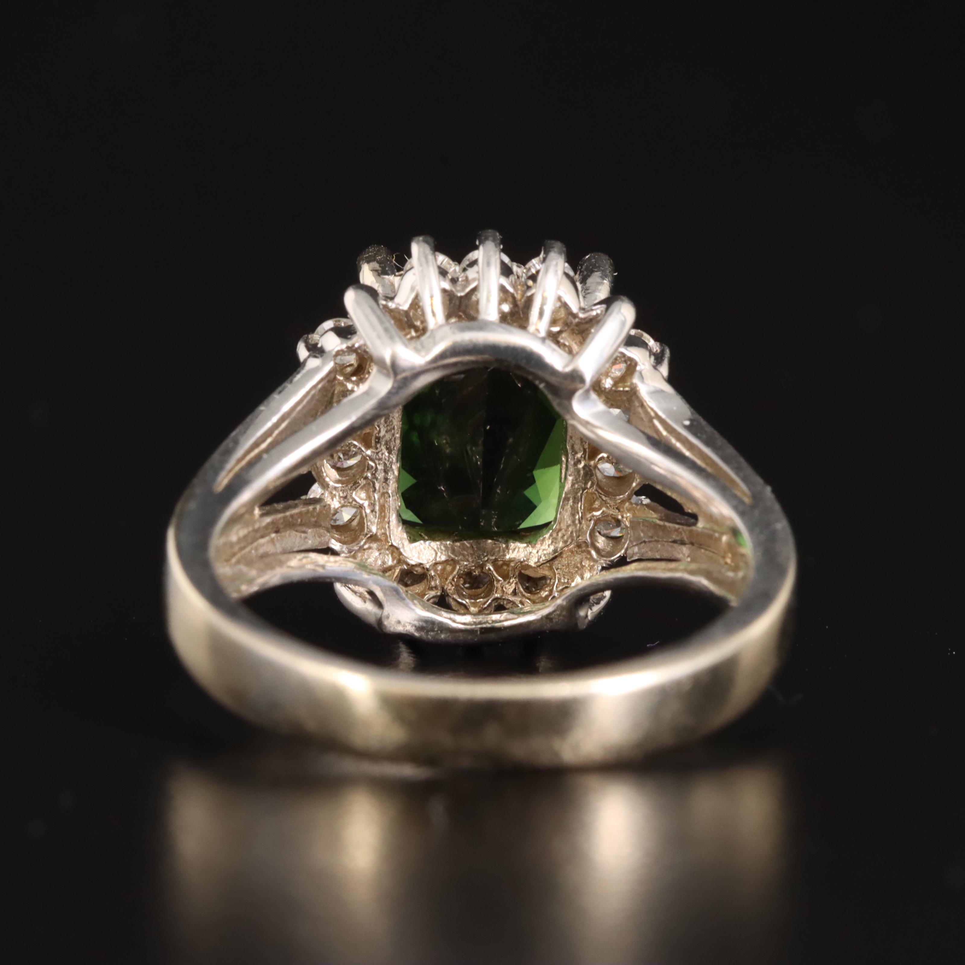 14K Tourmaline and Diamond Ring