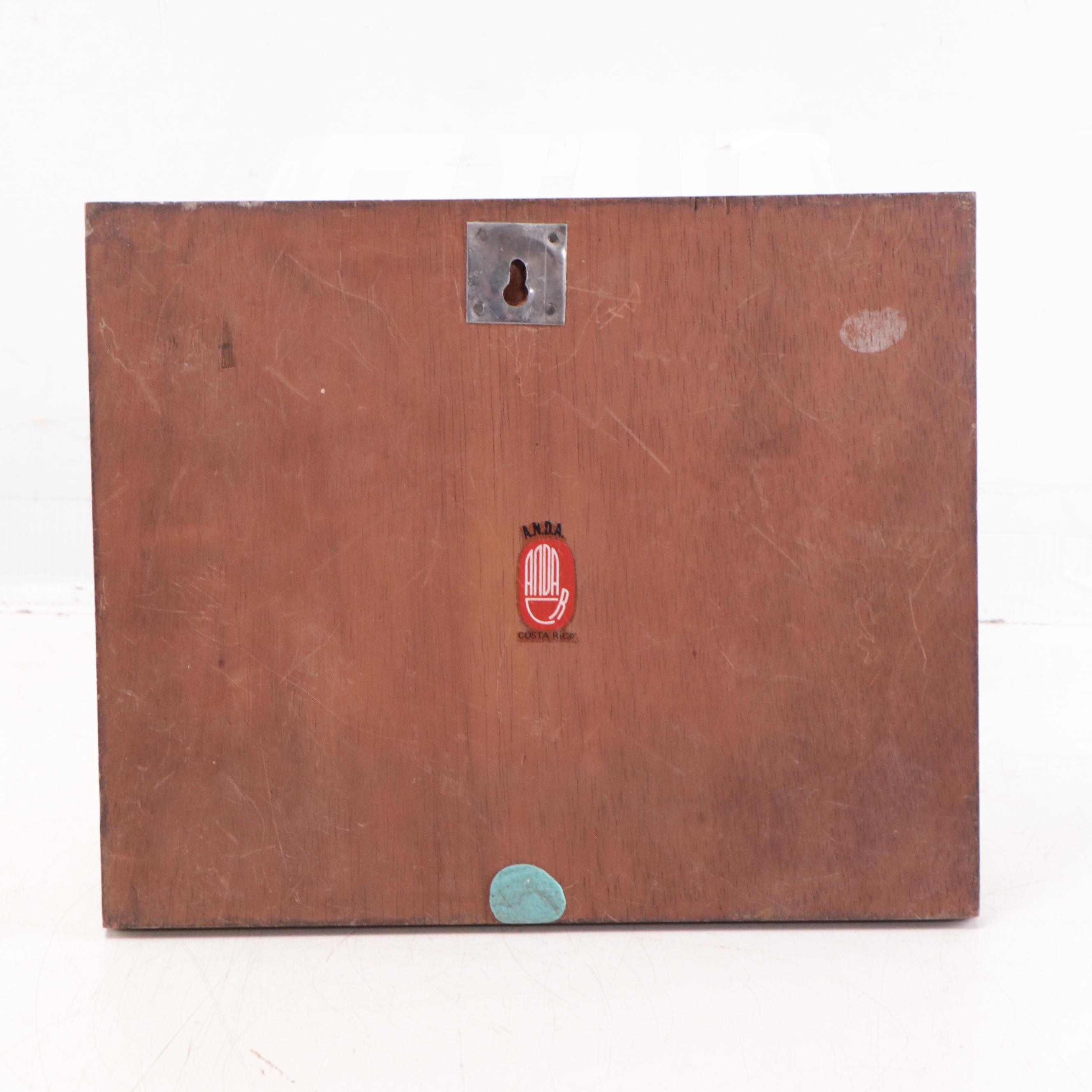 Wood Carving of Pastoral Landscape