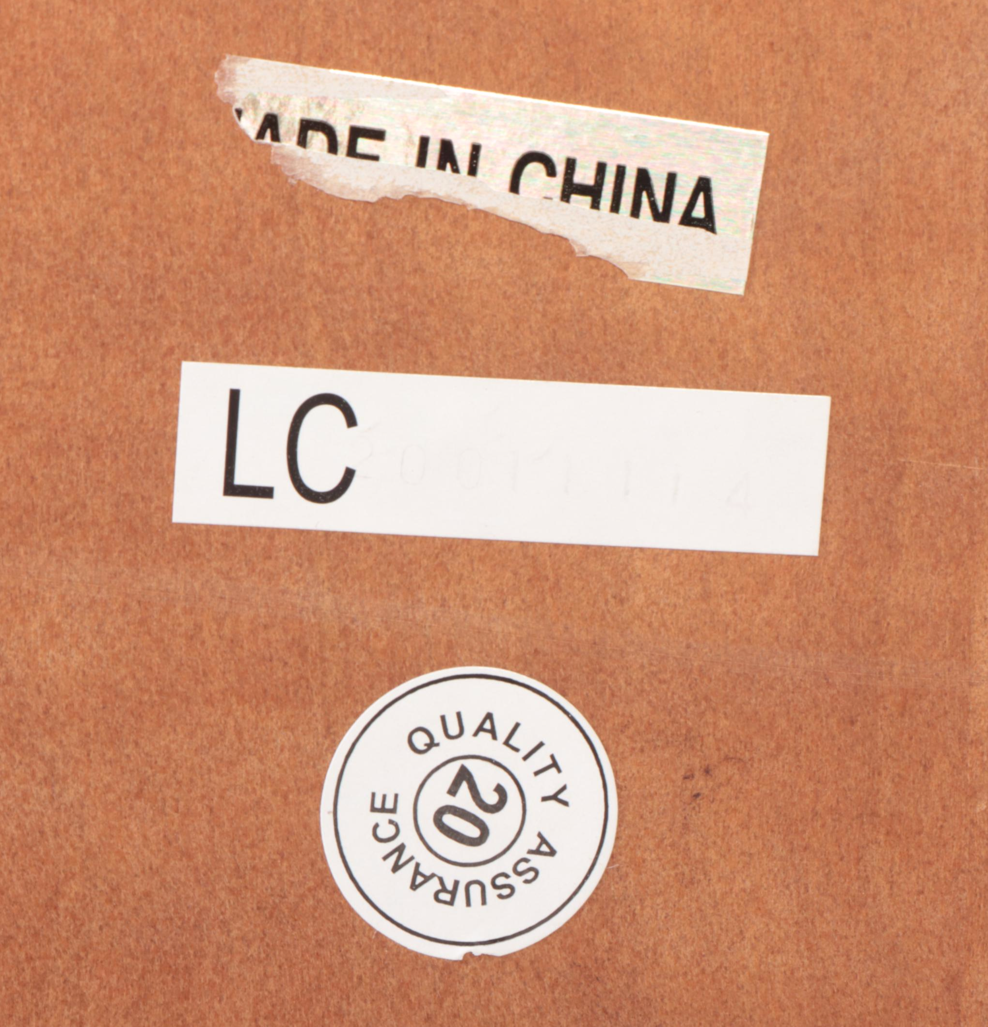 "Sausalito" Faux-Bamboo Bowfront Display Cabinet