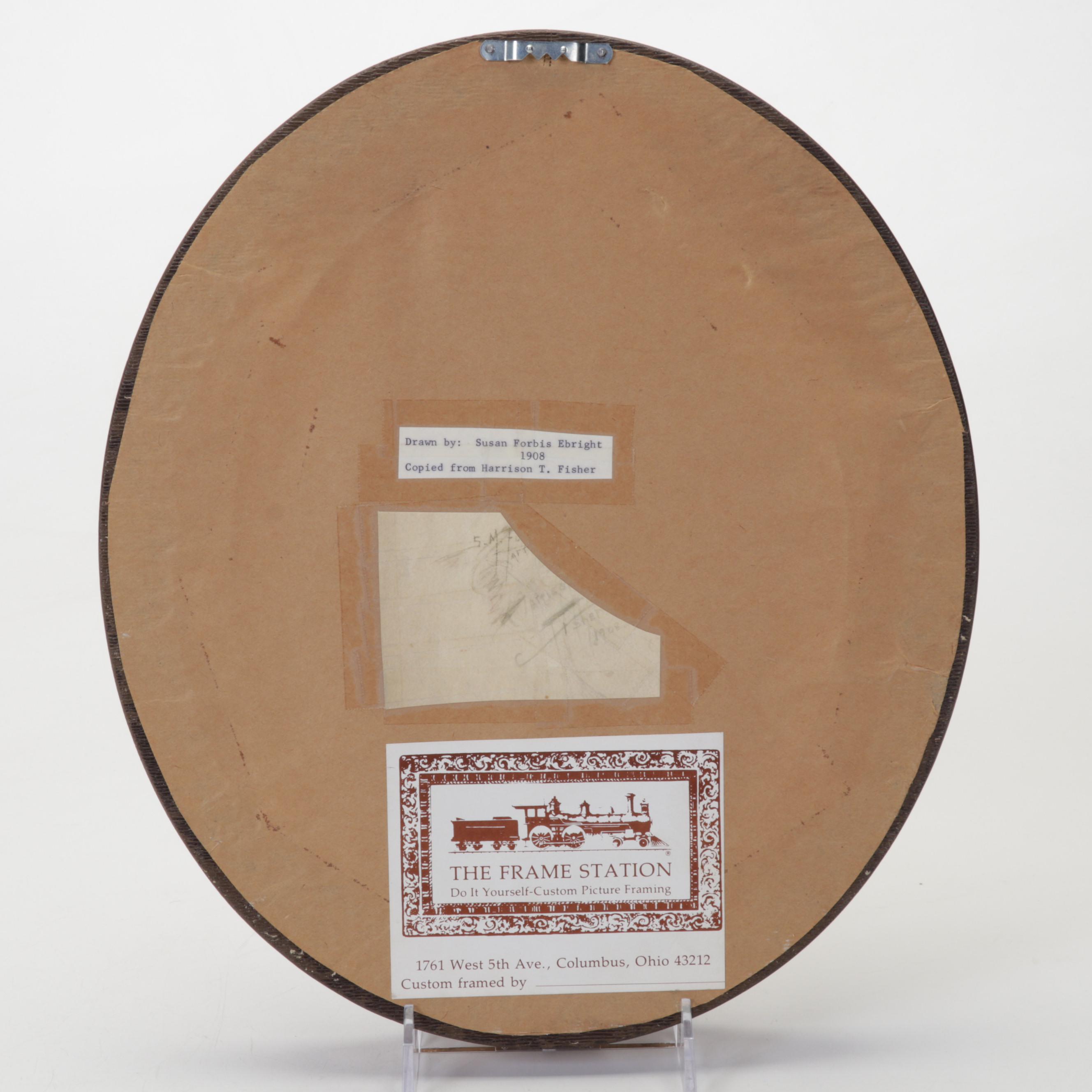 "Bachelor Belles" by Harrison Fisher With Copy Painting After Fisher, 1908