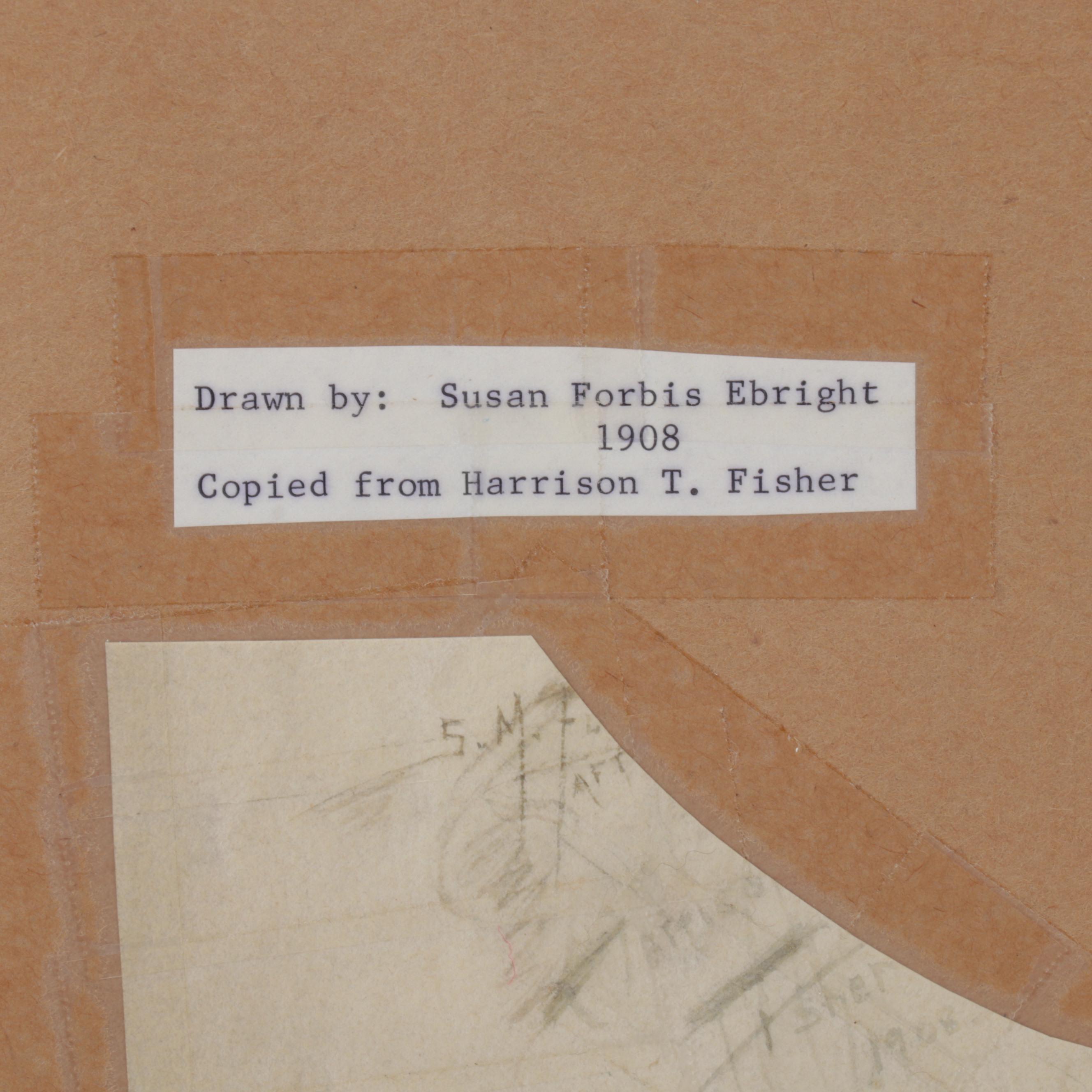 "Bachelor Belles" by Harrison Fisher With Copy Painting After Fisher, 1908