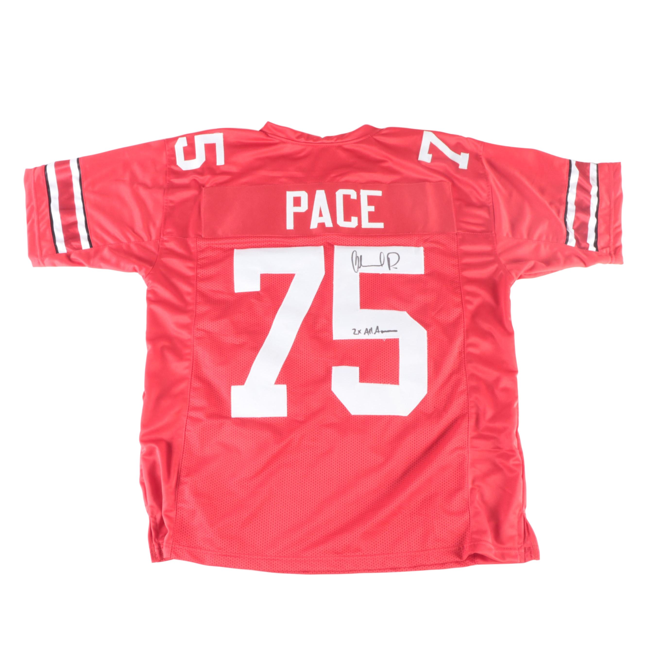The Ohio State University Buckeyes Orlando Pace Signed Football Jersey