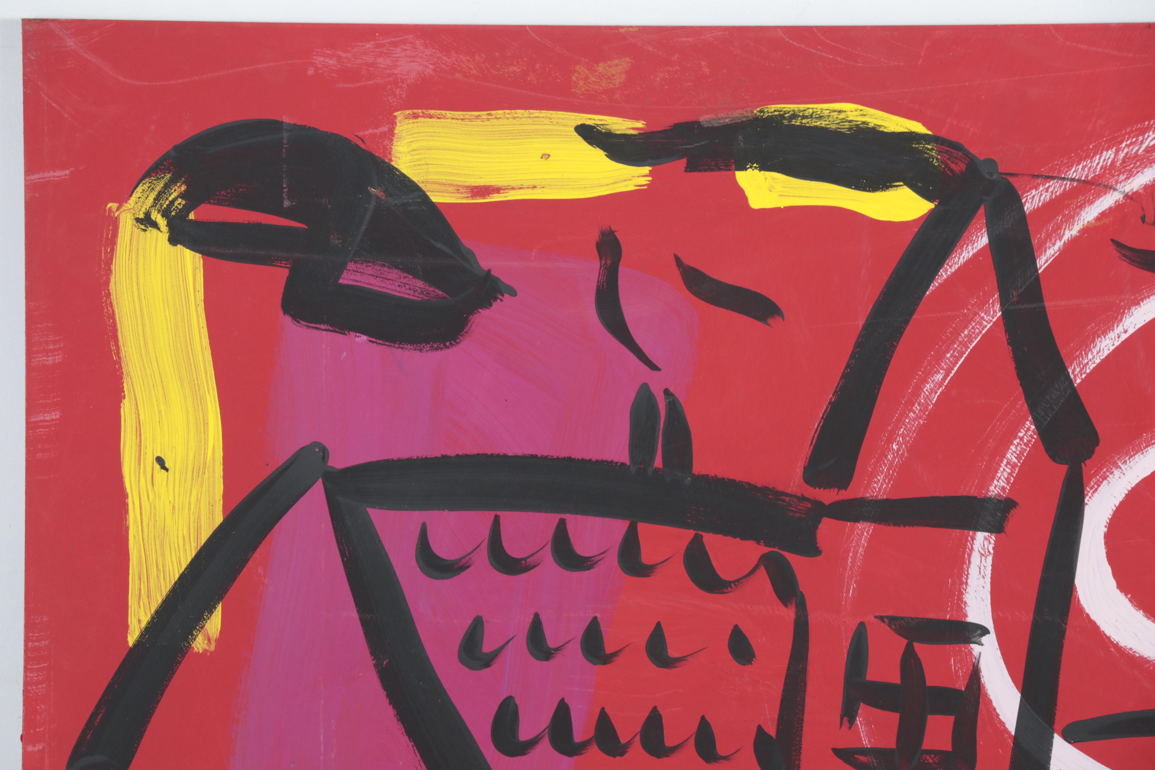 Peter Keil Large-Scale Abstract Acrylic Painting