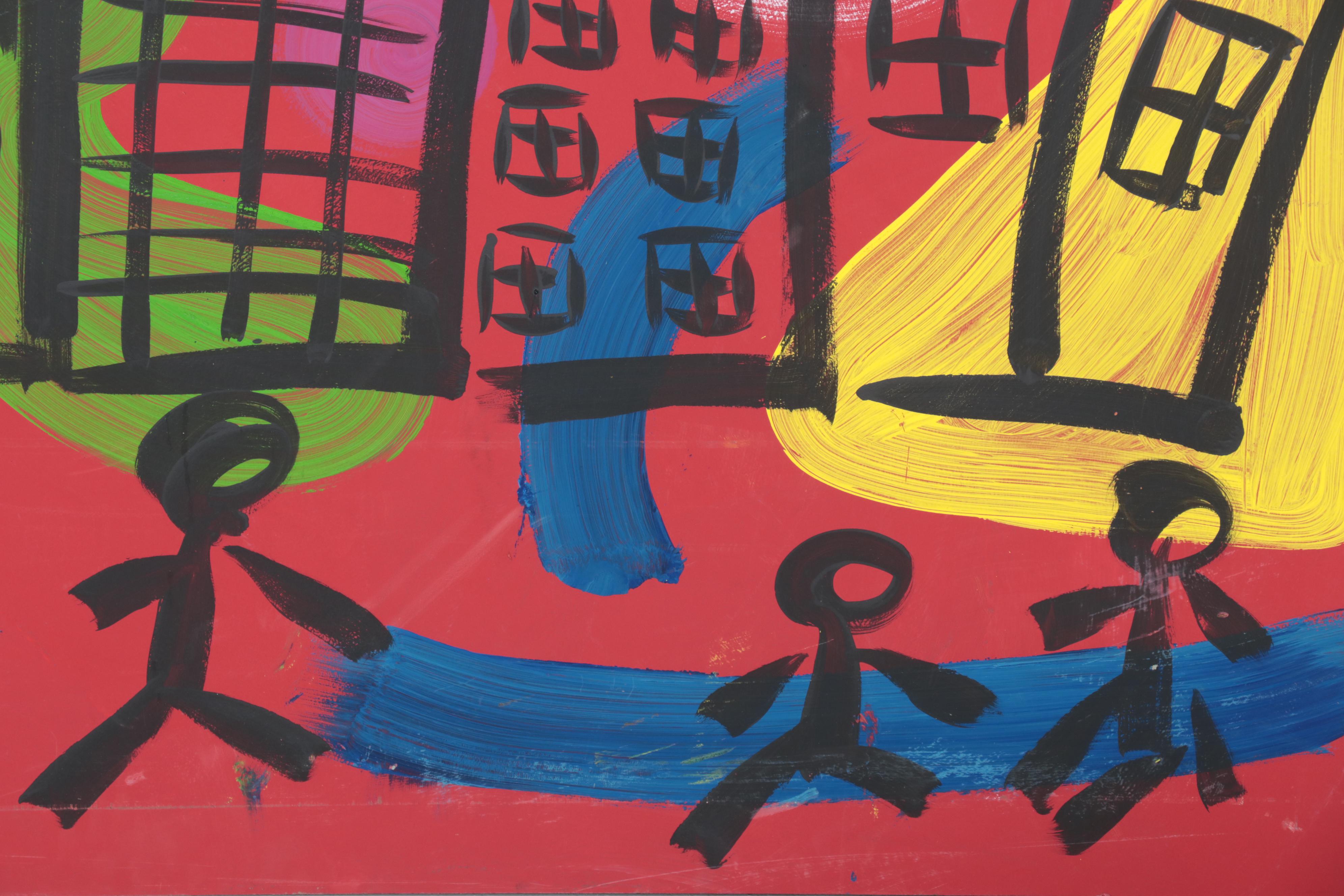 Peter Keil Large-Scale Abstract Acrylic Painting