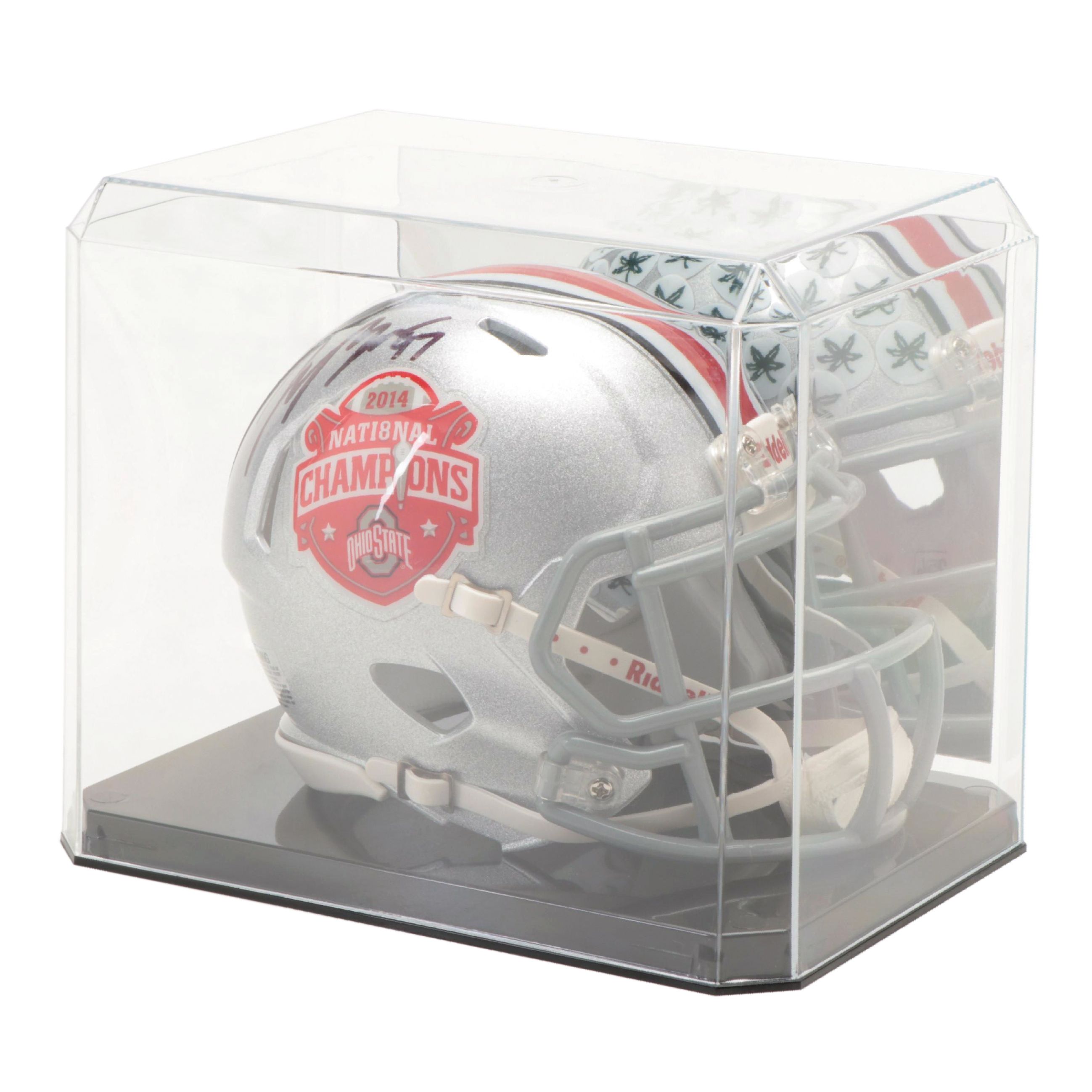Ohio State 2014 National Champions Joey Bosa Signed Riddell Mini Football Helmet