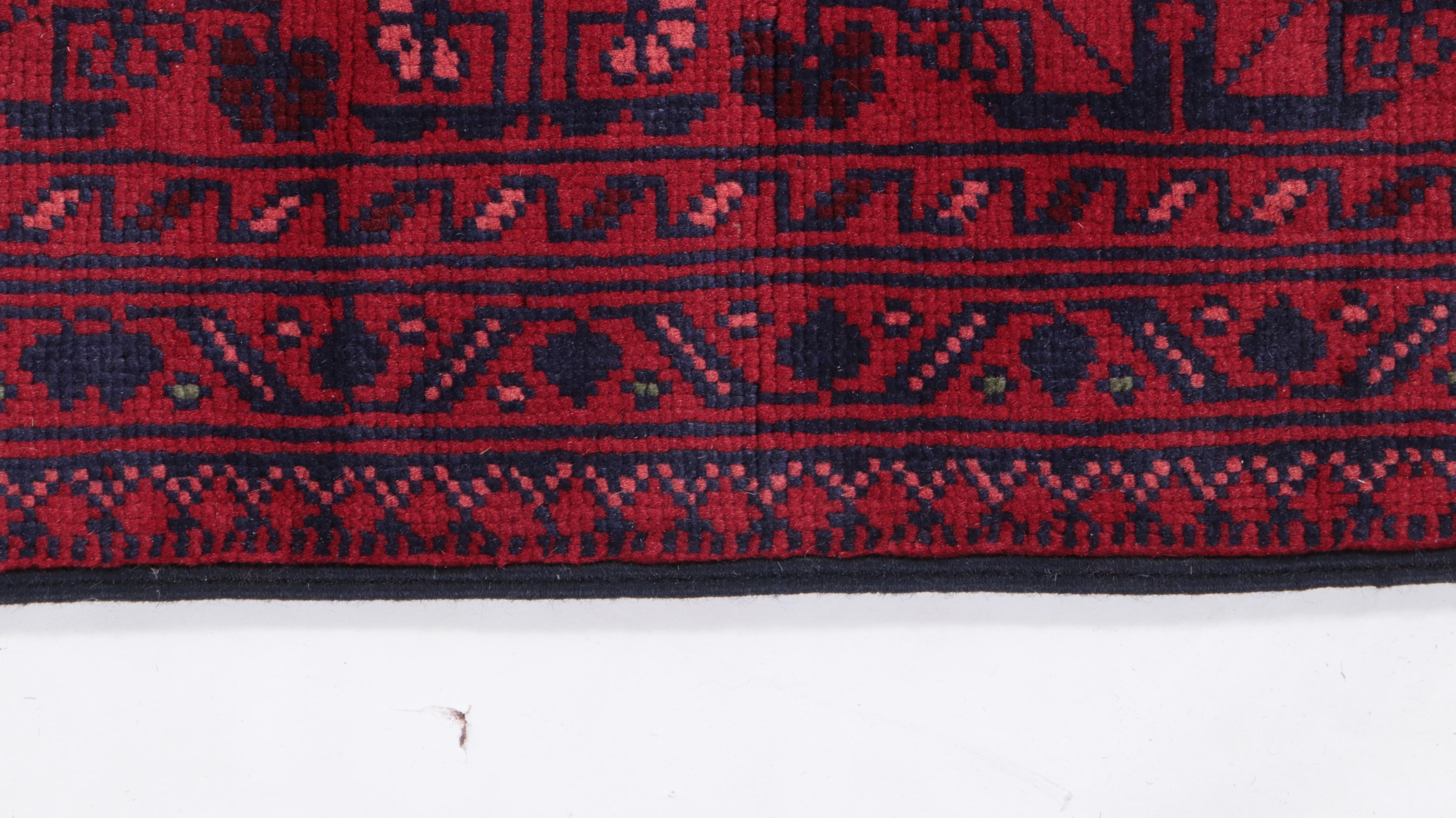 1'9 x 5'8 Hand-Knotted Afghan Kunduz Carpet Runner
