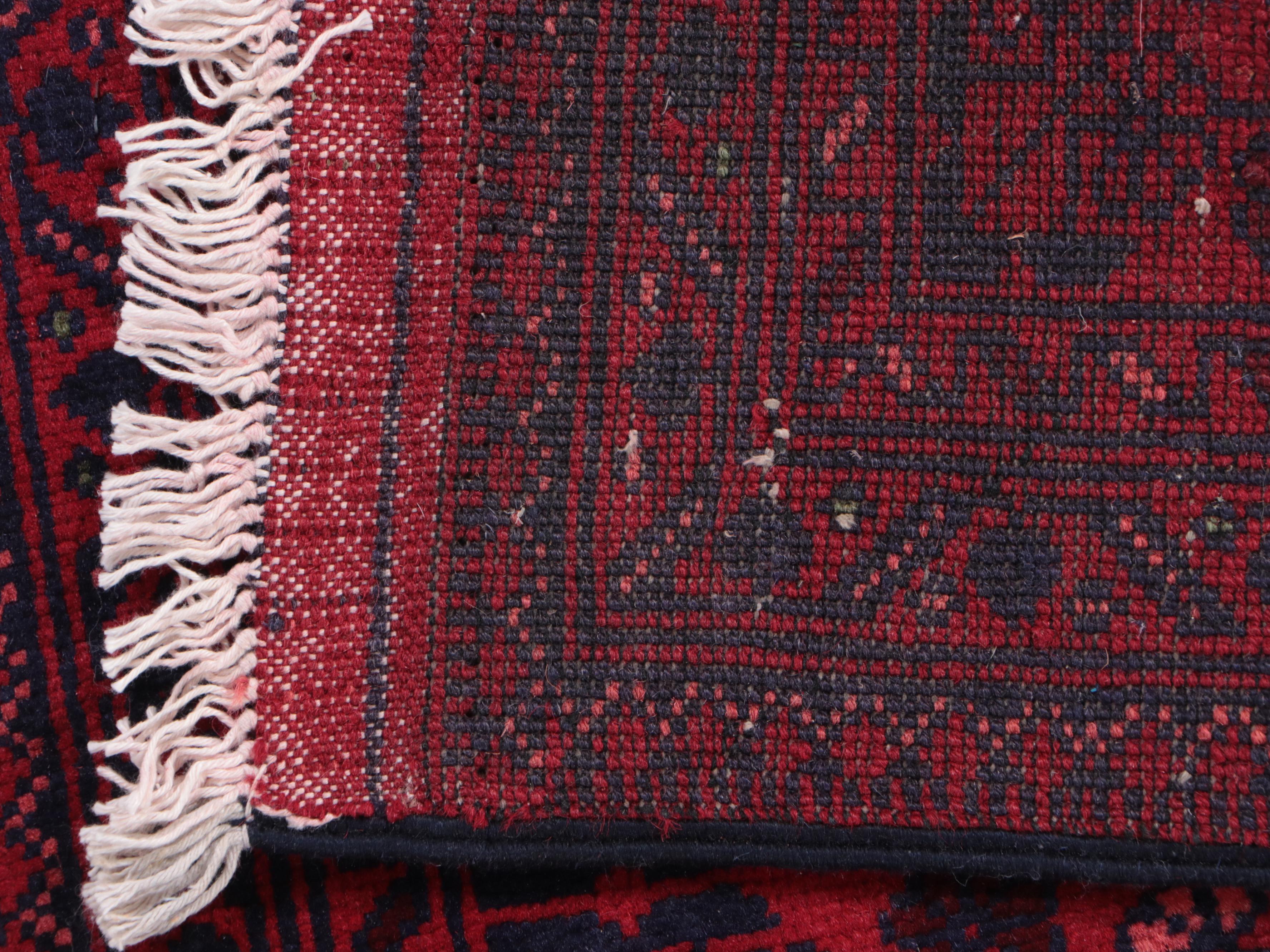 1'9 x 5'8 Hand-Knotted Afghan Kunduz Carpet Runner