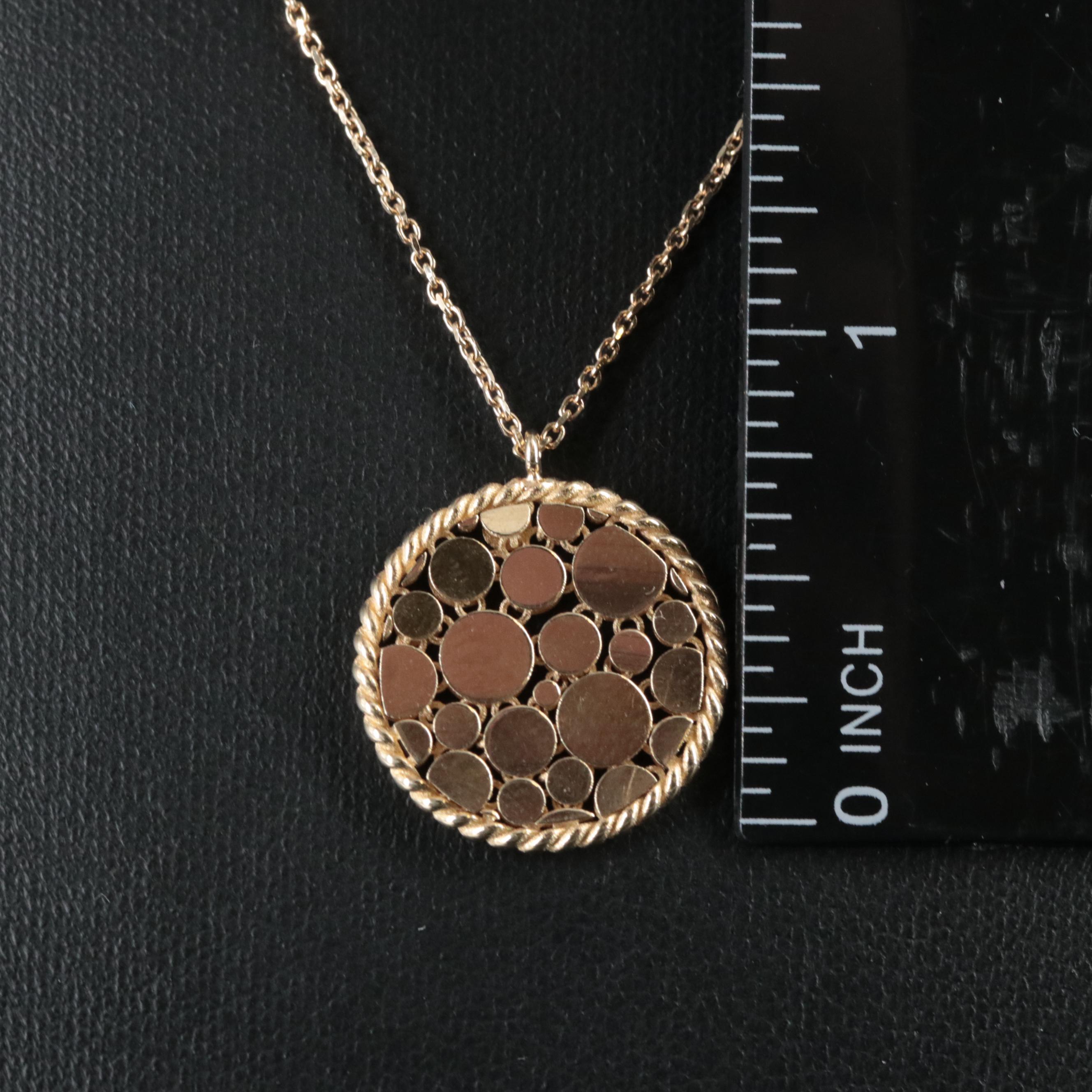 14K Pendant Necklace
