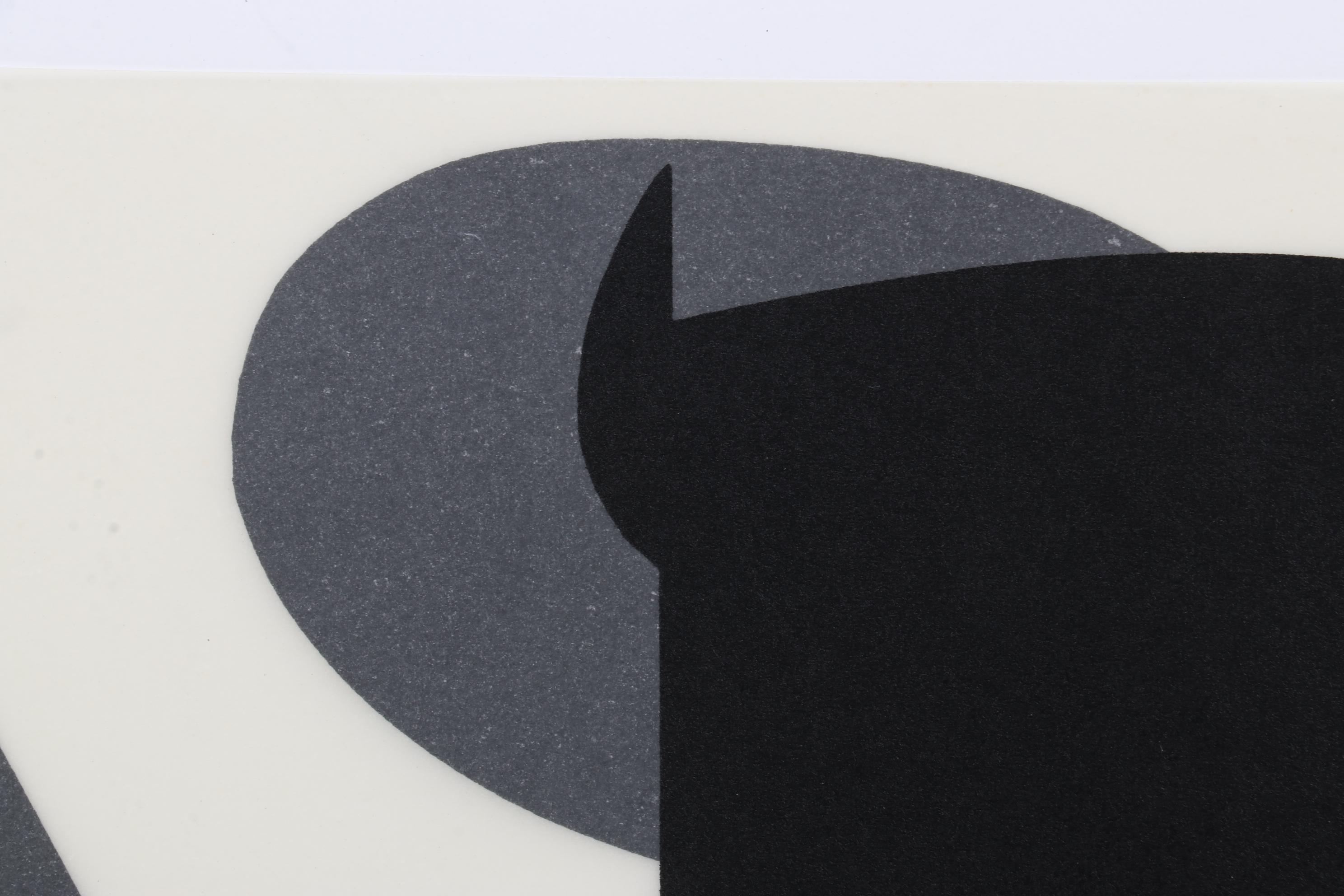 Modernist Double-Sided Lithograph After Victor Vasarely, 1965