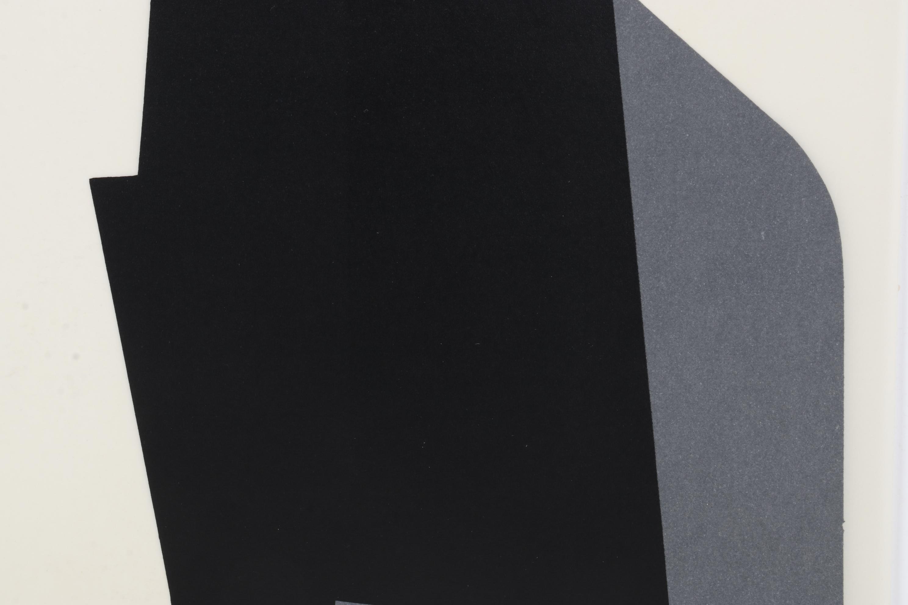 Modernist Double-Sided Lithograph After Victor Vasarely, 1965