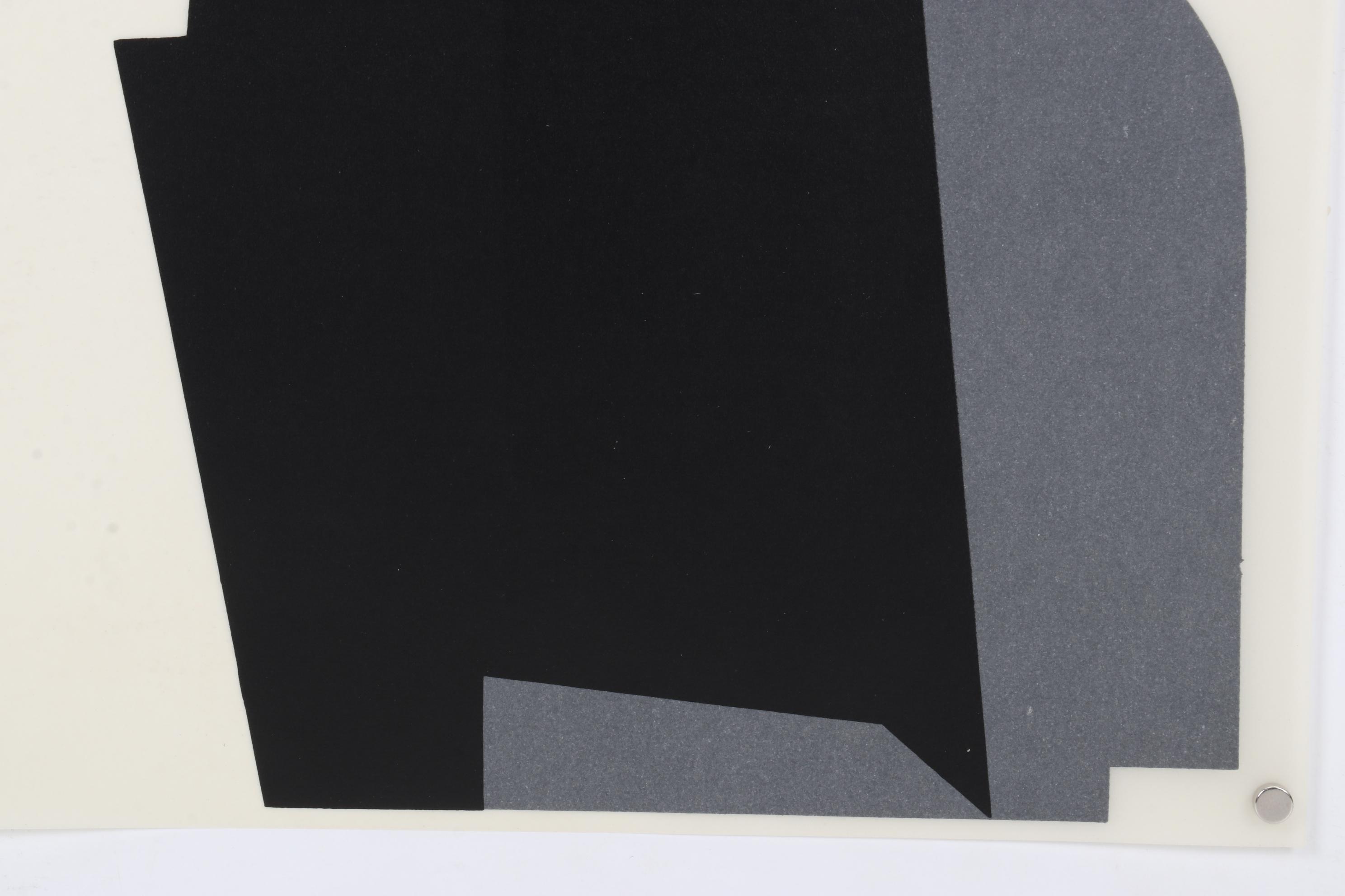 Modernist Double-Sided Lithograph After Victor Vasarely, 1965