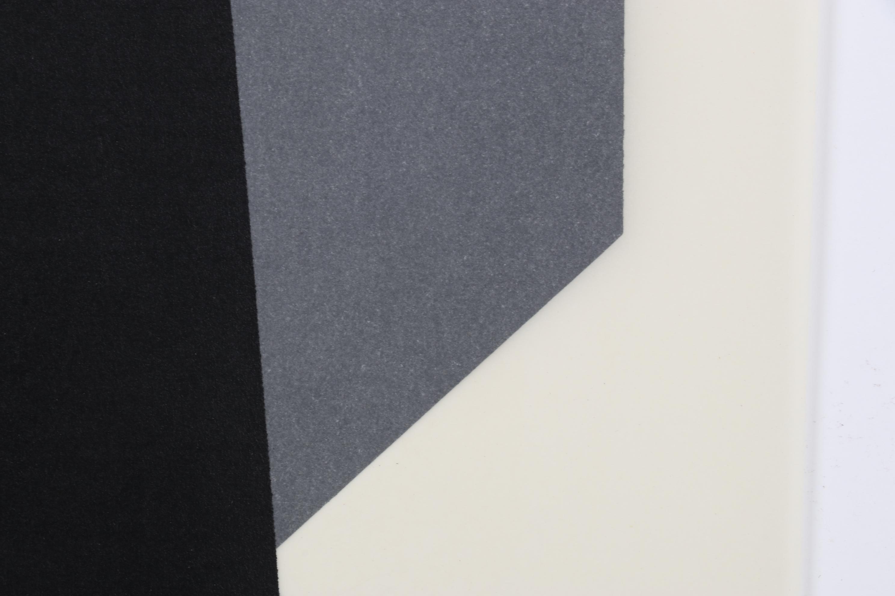 Modernist Double-Sided Lithograph After Victor Vasarely, 1965