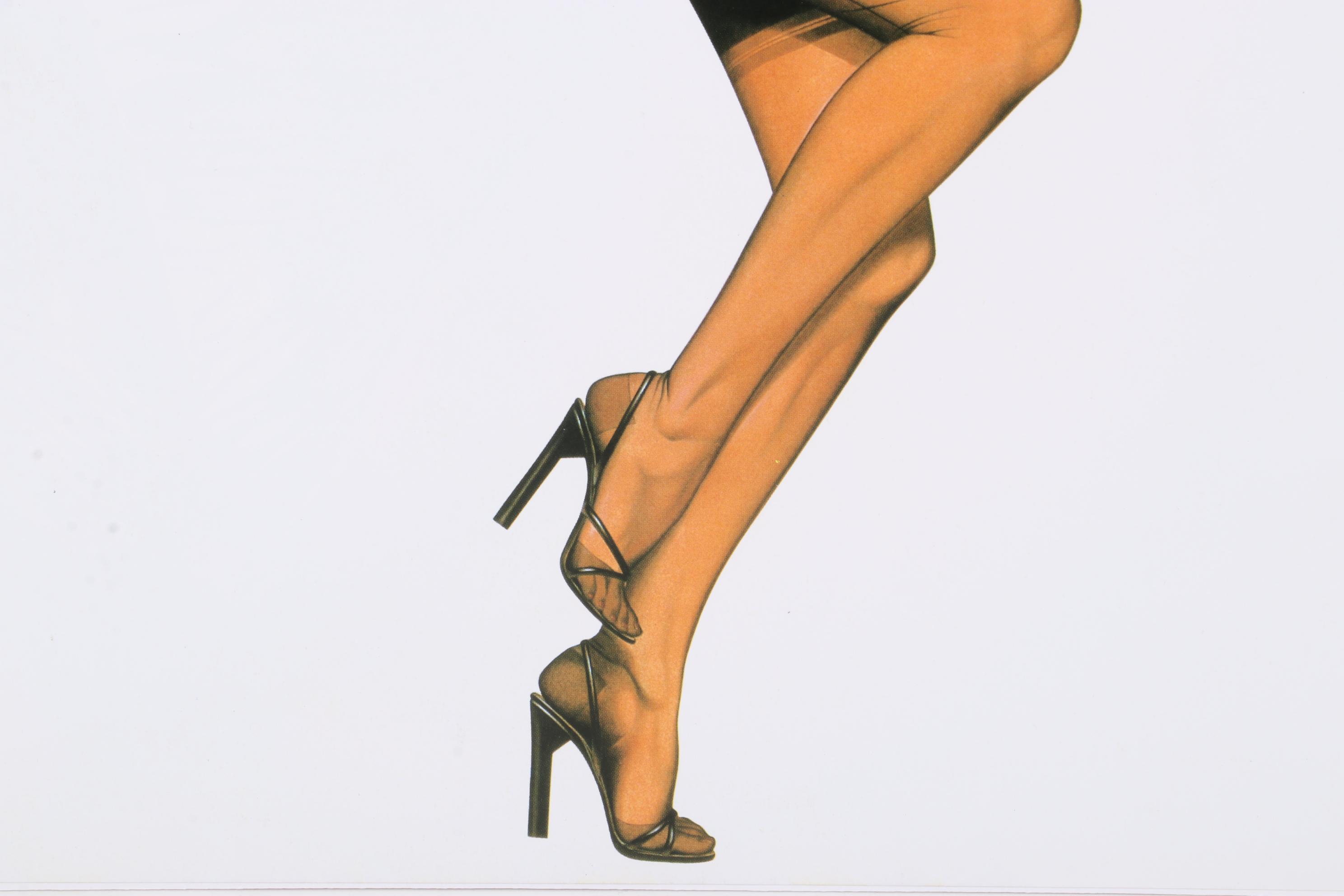 Sorayama Hajime Cheesecake Portrait Offset Lithograph From "Pin-Up," 2000