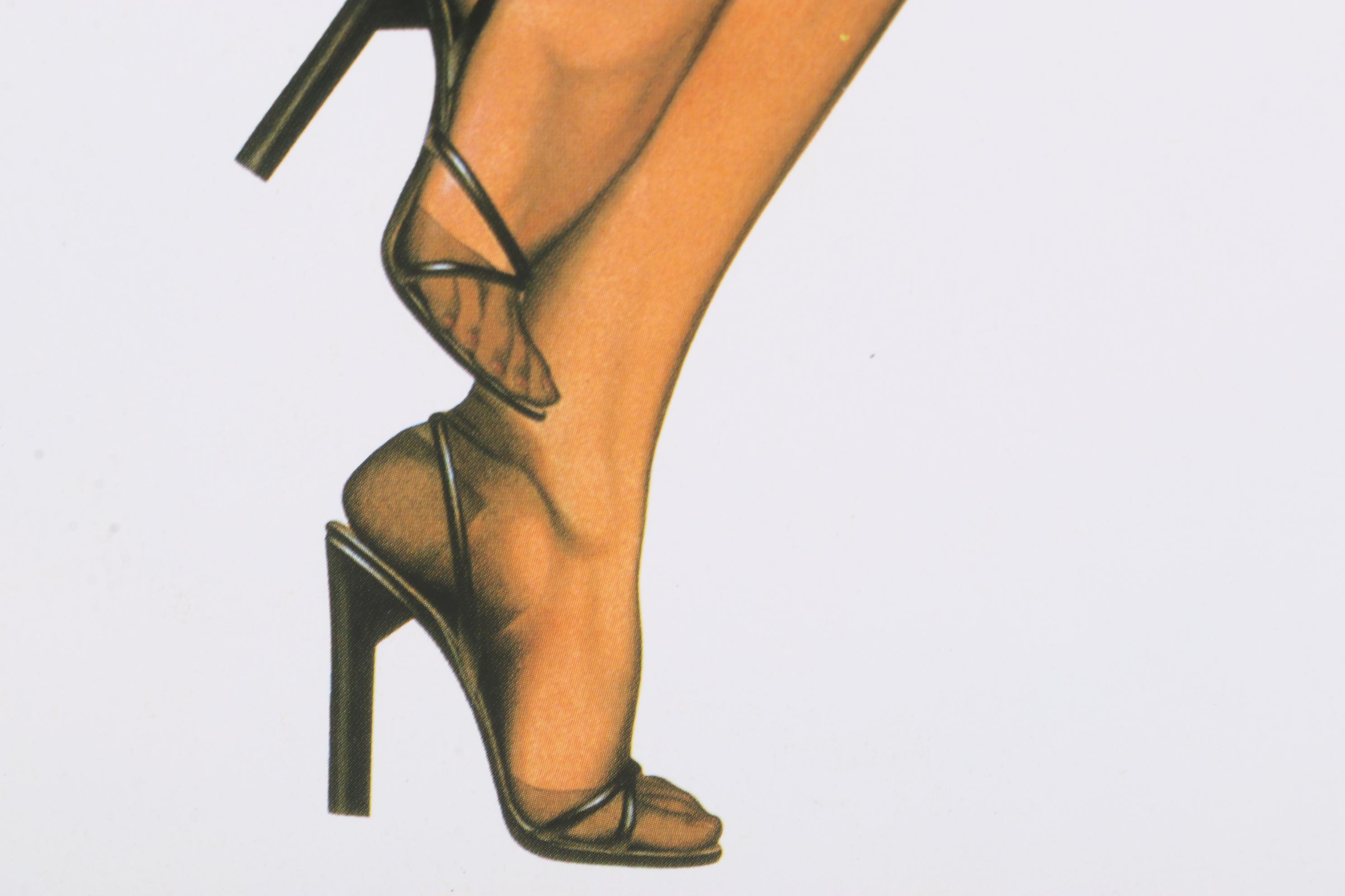 Sorayama Hajime Cheesecake Portrait Offset Lithograph From "Pin-Up," 2000