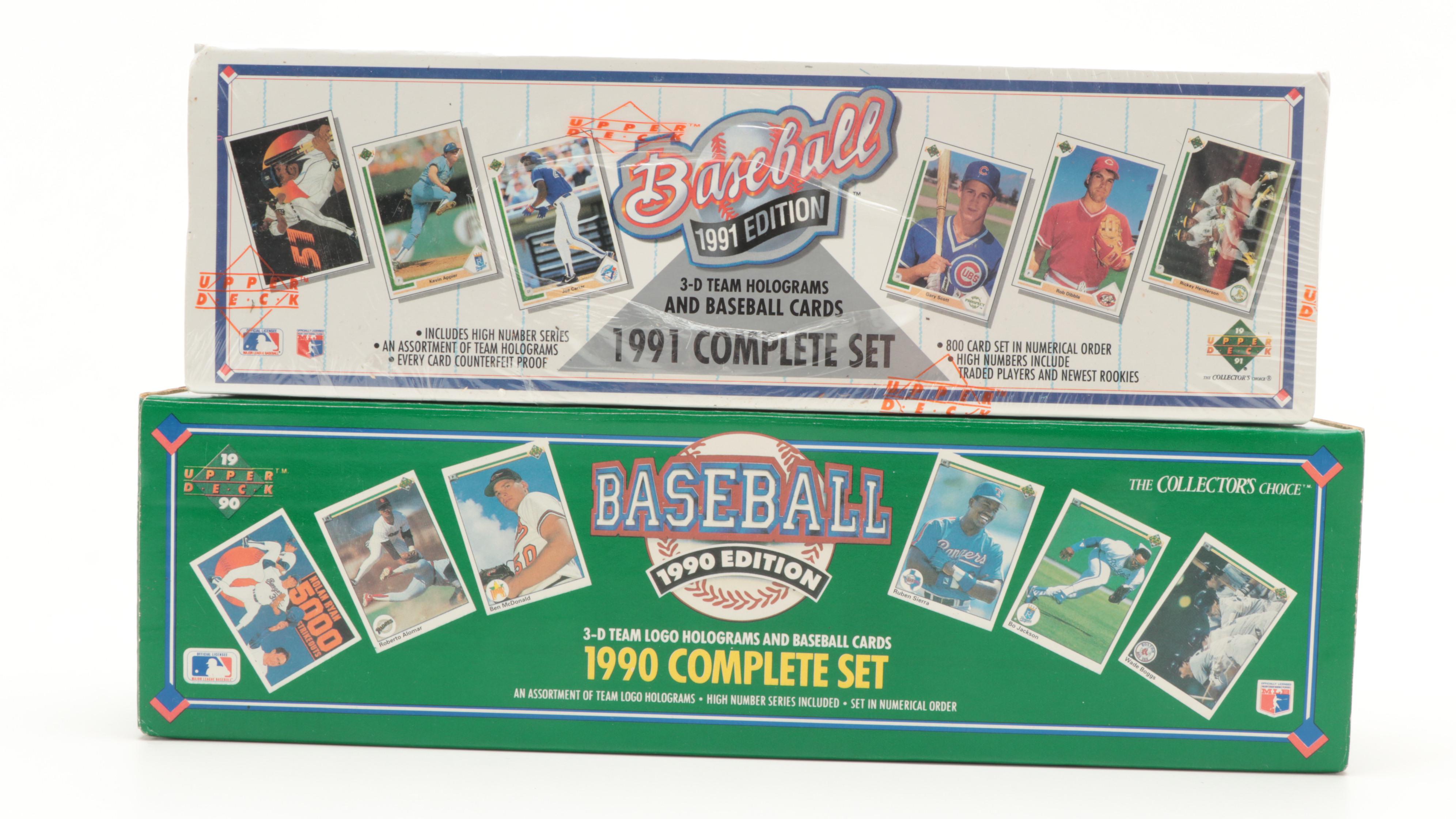 1989 Ken Griffey Jr Upper Deck Graded Rookie Card With Upper Deck Card Sets