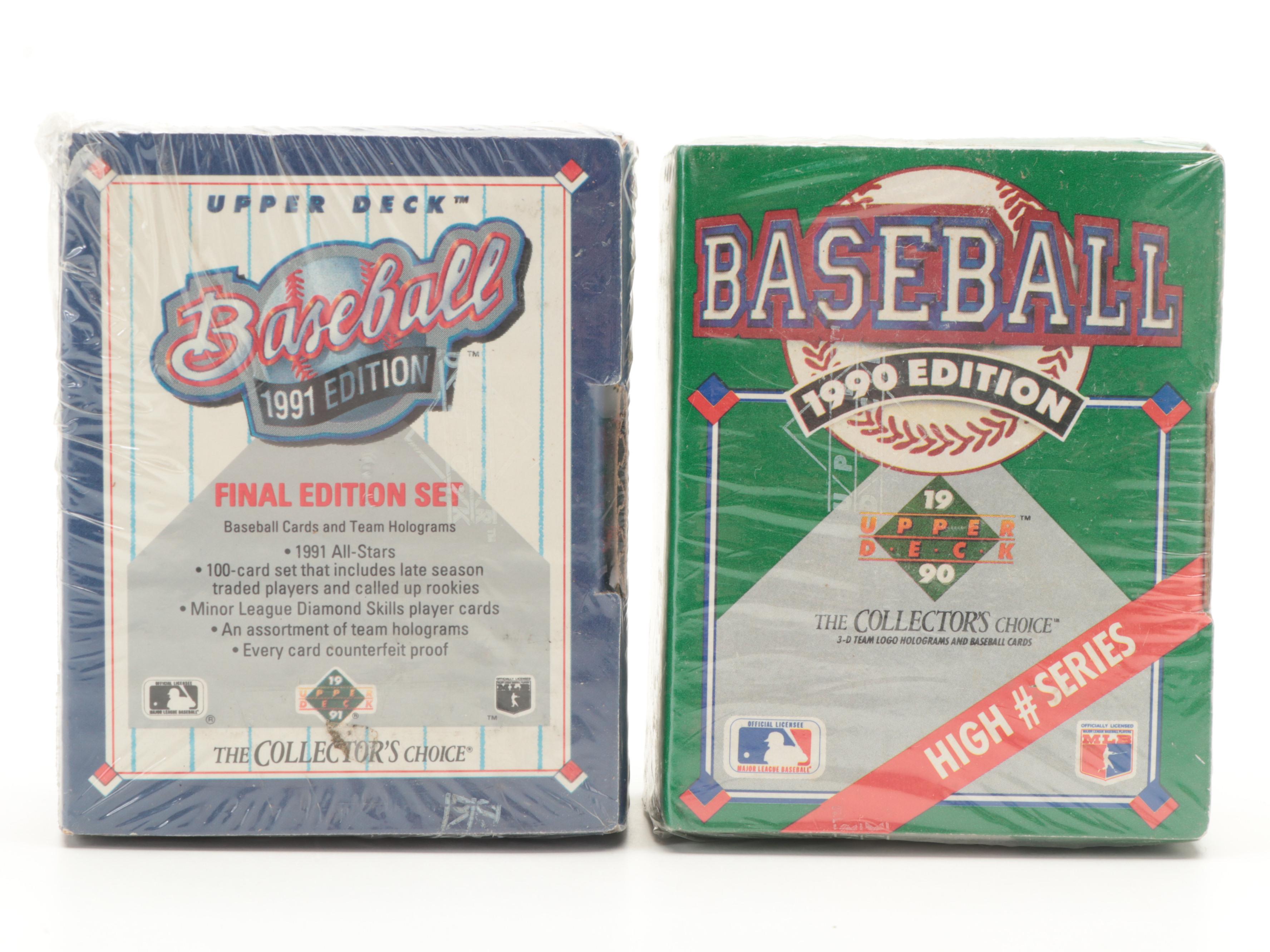 1989 Ken Griffey Jr Upper Deck Graded Rookie Card With Upper Deck Card Sets