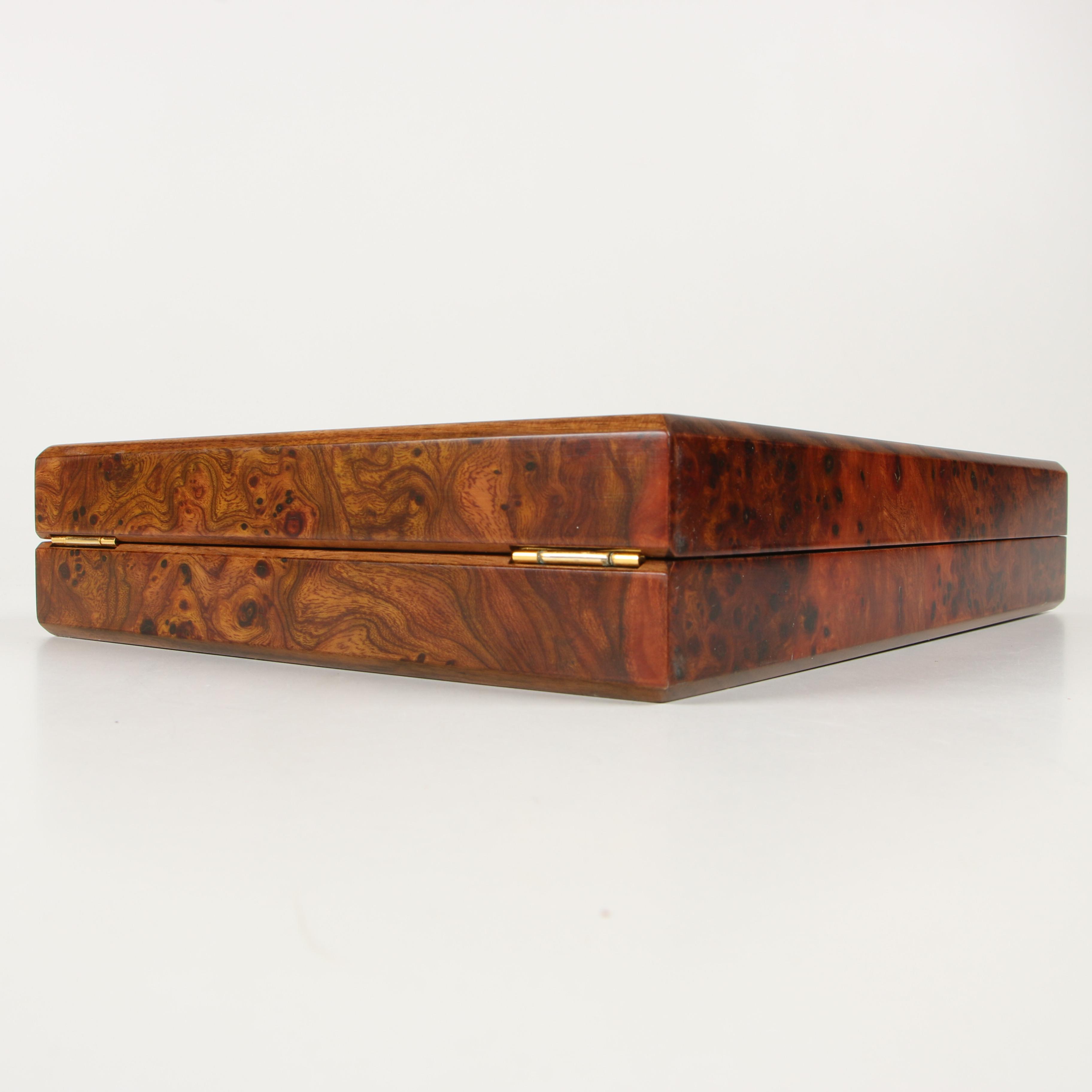 Signed Oscar Robertson Photograph, Tabletop Cigar Humidor and Cigar Cases