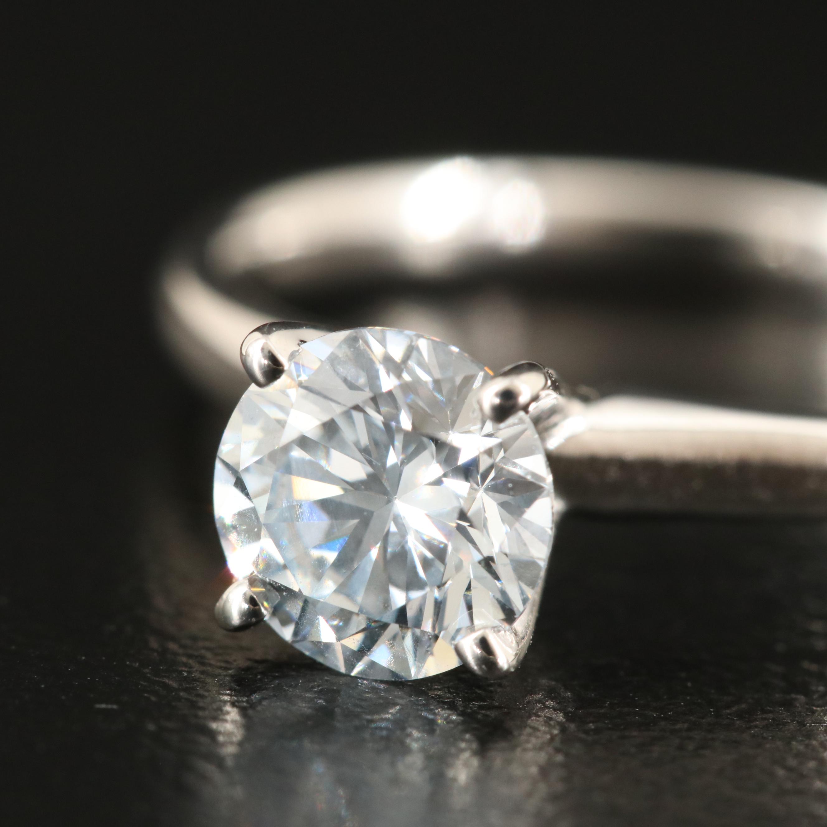 14K 0.96 CT Lab Grown Diamond Ring