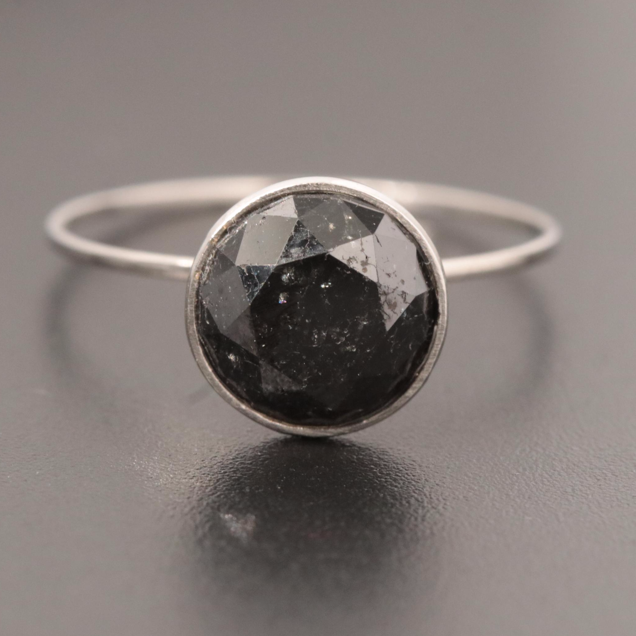 10K Black Diamond Ring