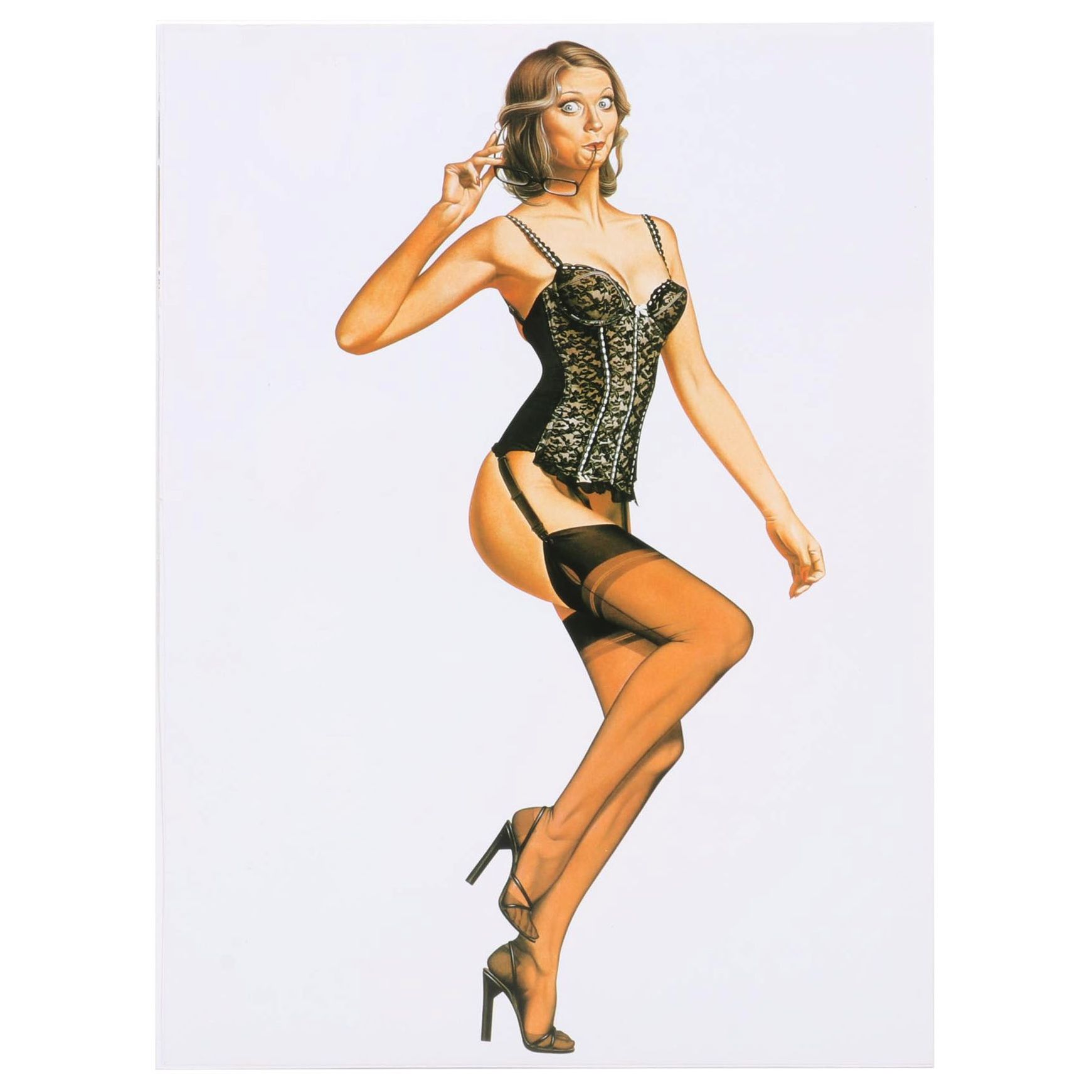 Sorayama Hajime Cheesecake Portrait Offset Lithograph From "Pin-Up," 2000