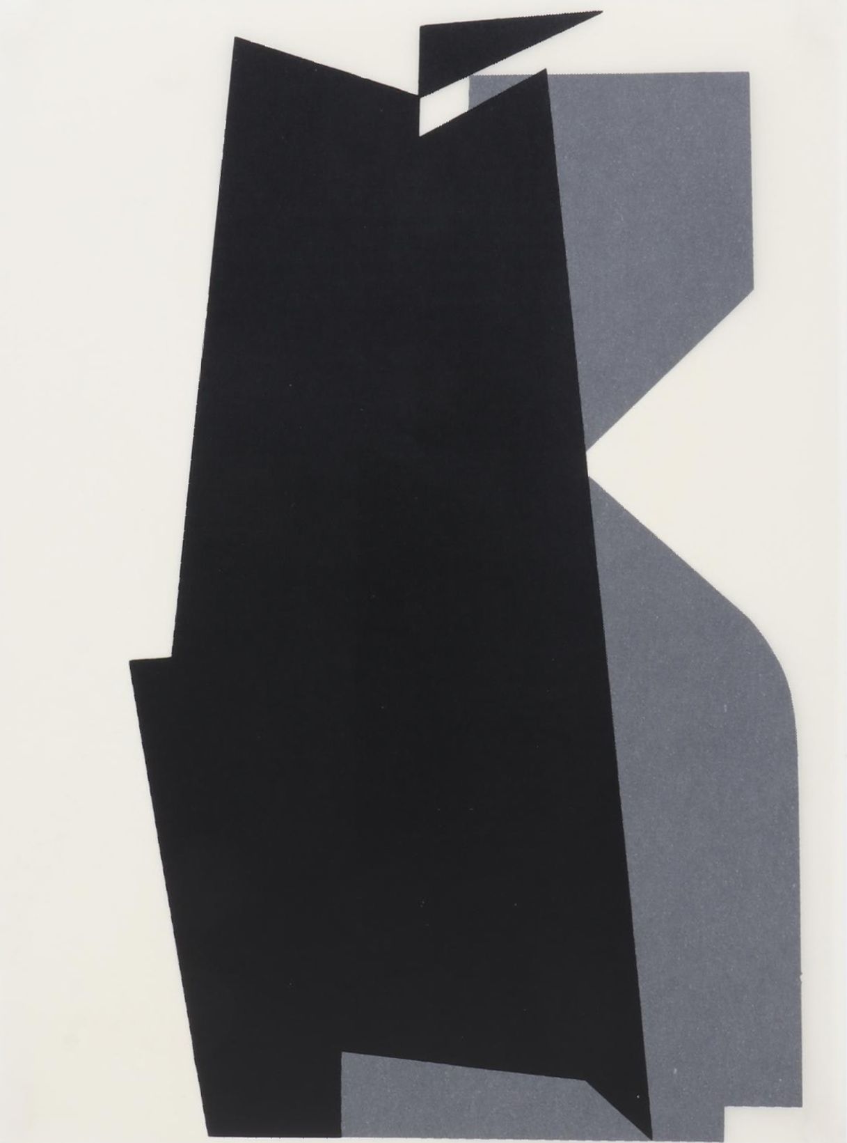 Modernist Double-Sided Lithograph After Victor Vasarely, 1965