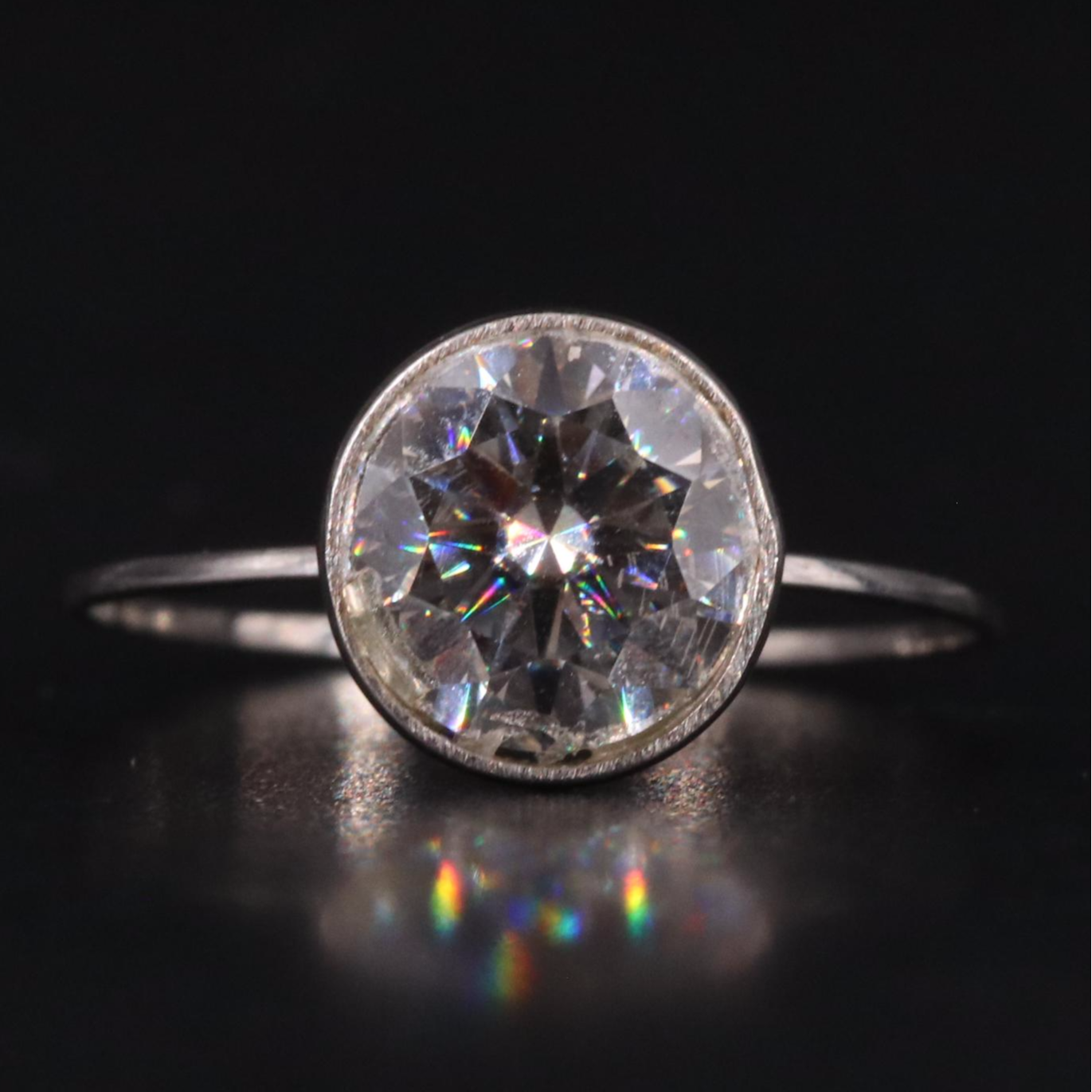 10K Moissanite Ring