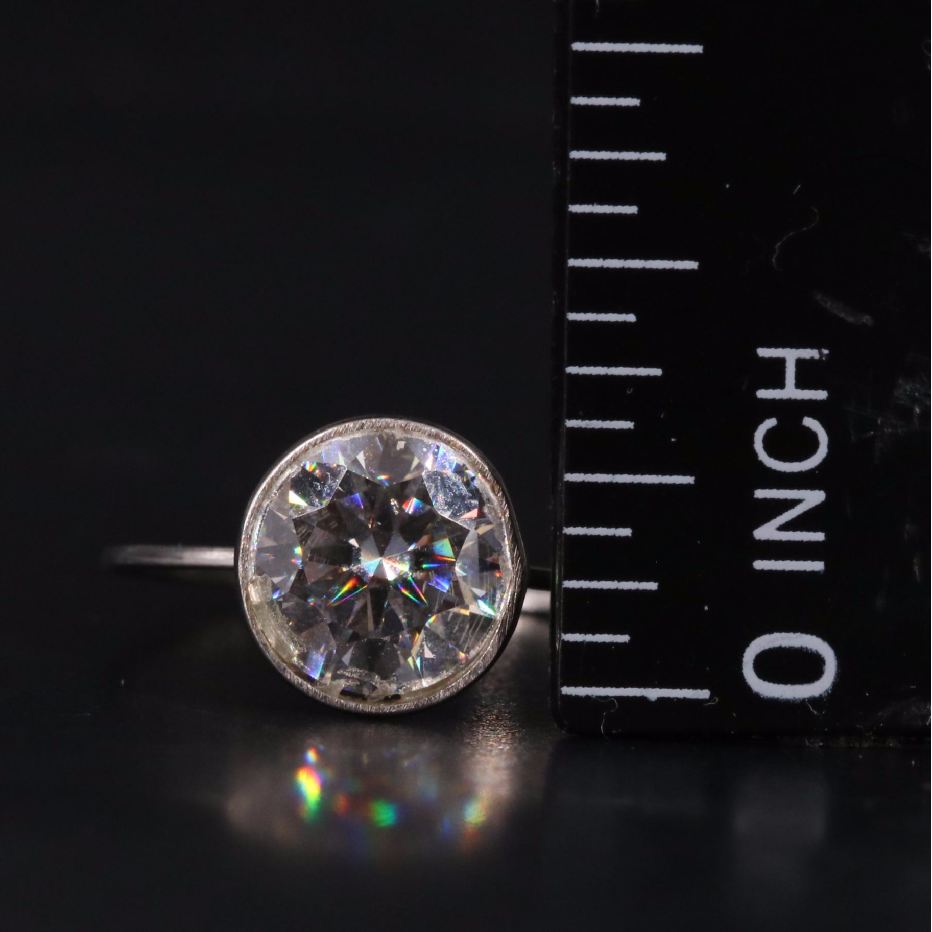 10K Moissanite Ring