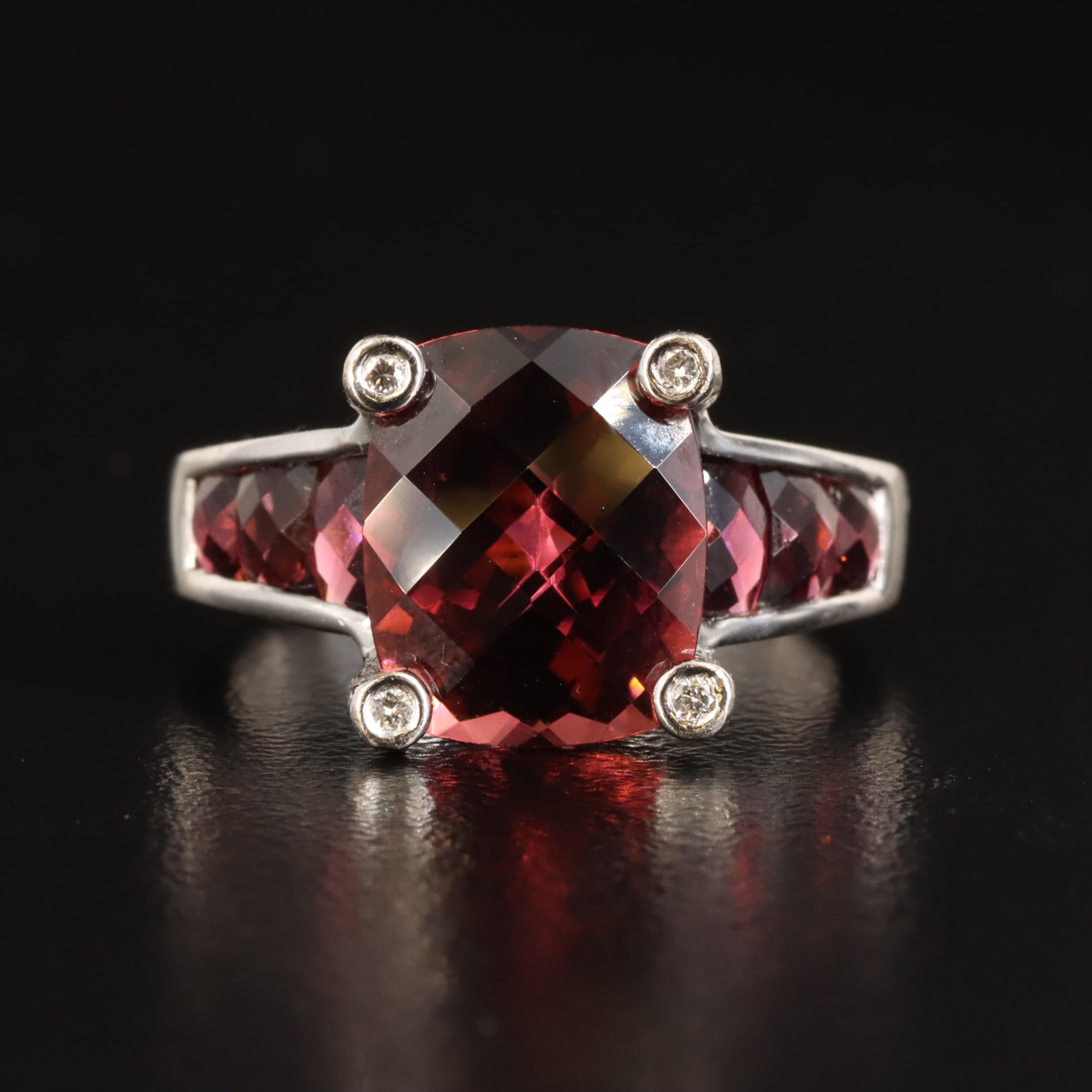 18K Tourmaline and Diamond Ring