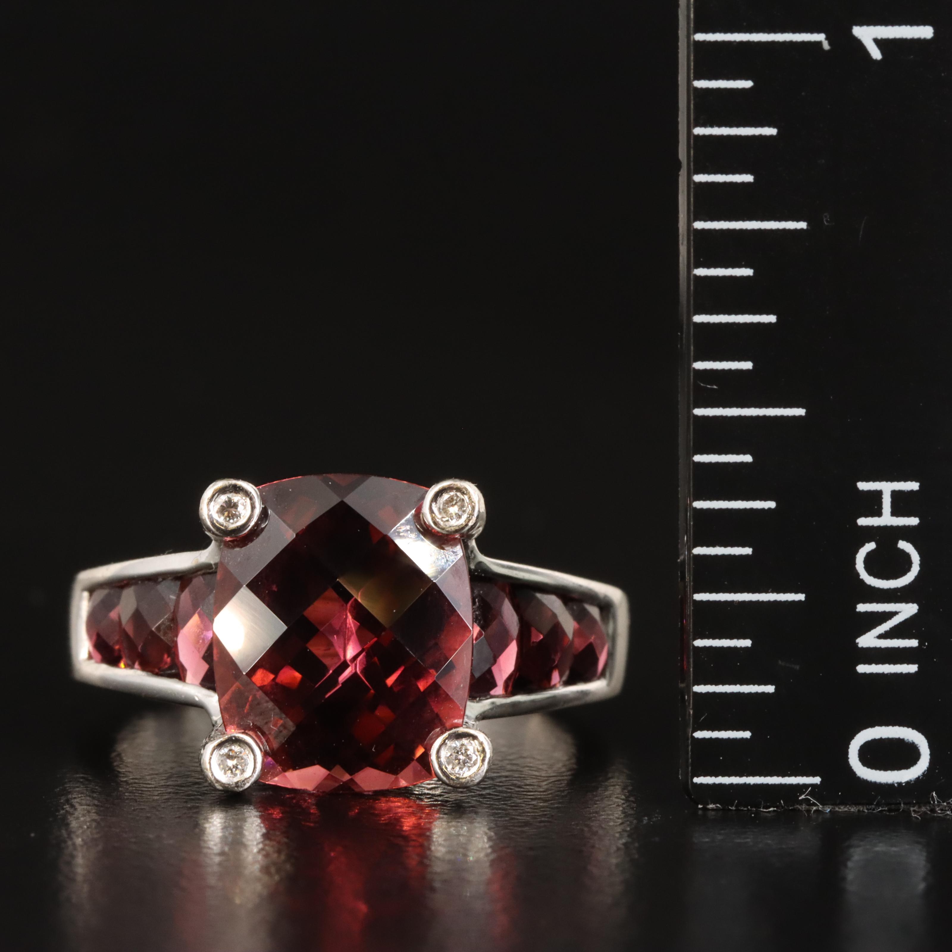 18K Tourmaline and Diamond Ring