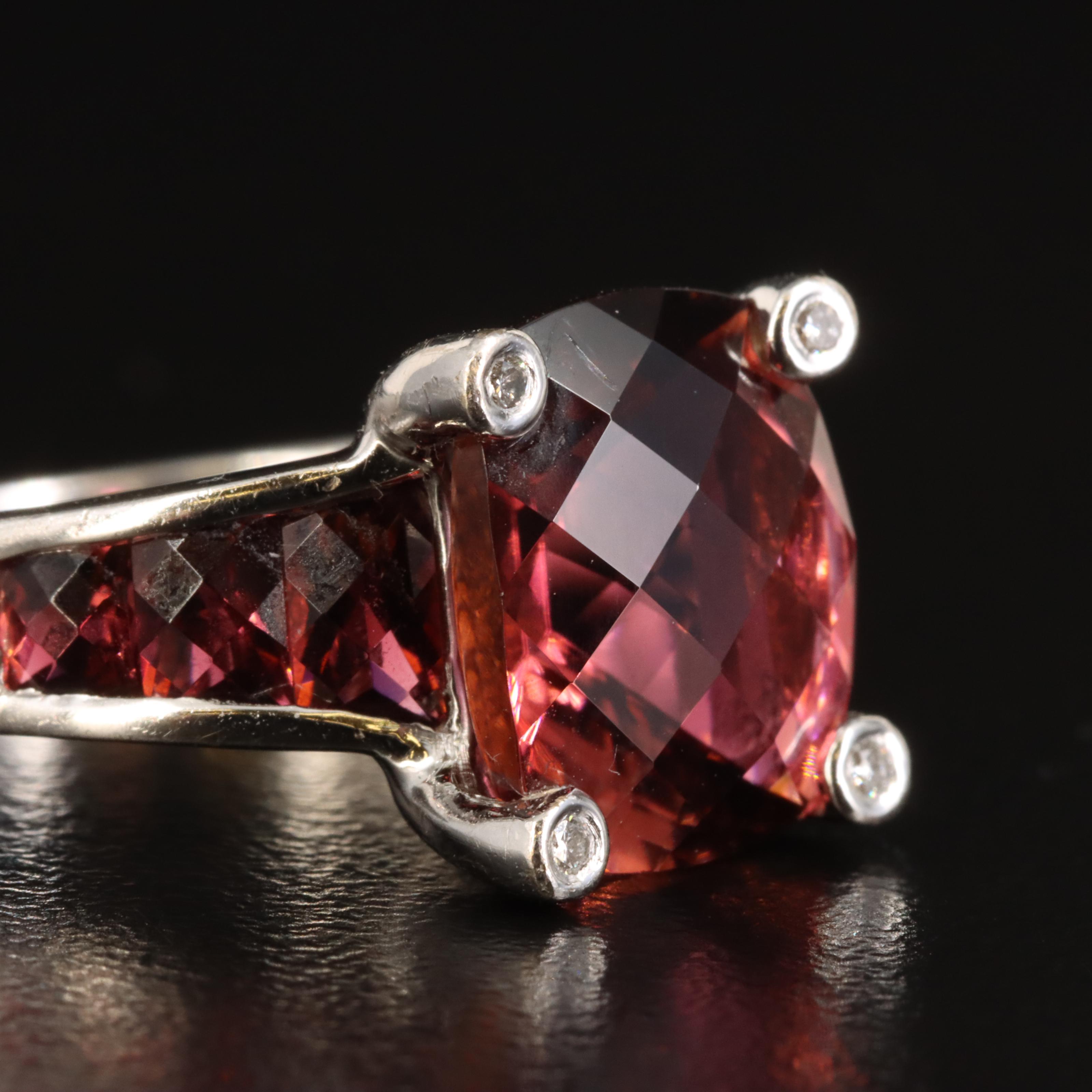 18K Tourmaline and Diamond Ring