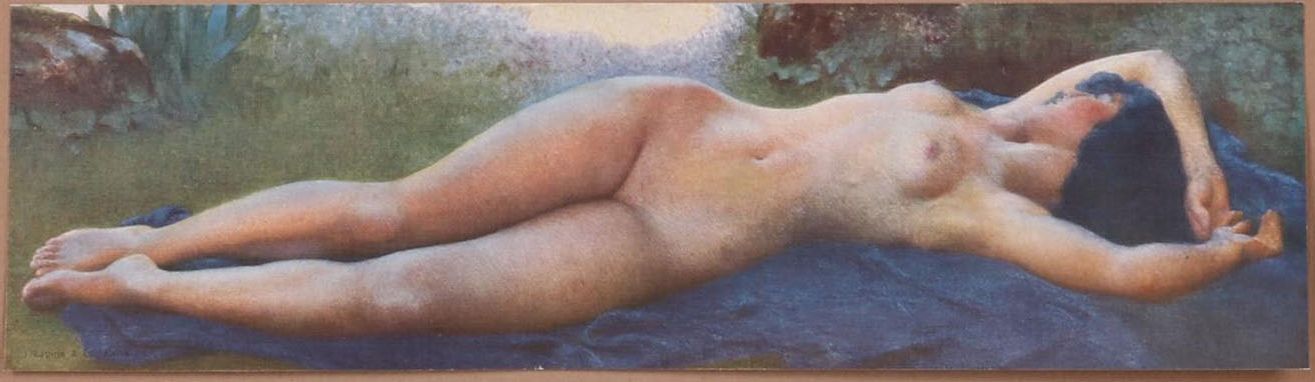 Offset Lithograph After Charles Moulin From "La Beauté de la Femme Dans l'Art"