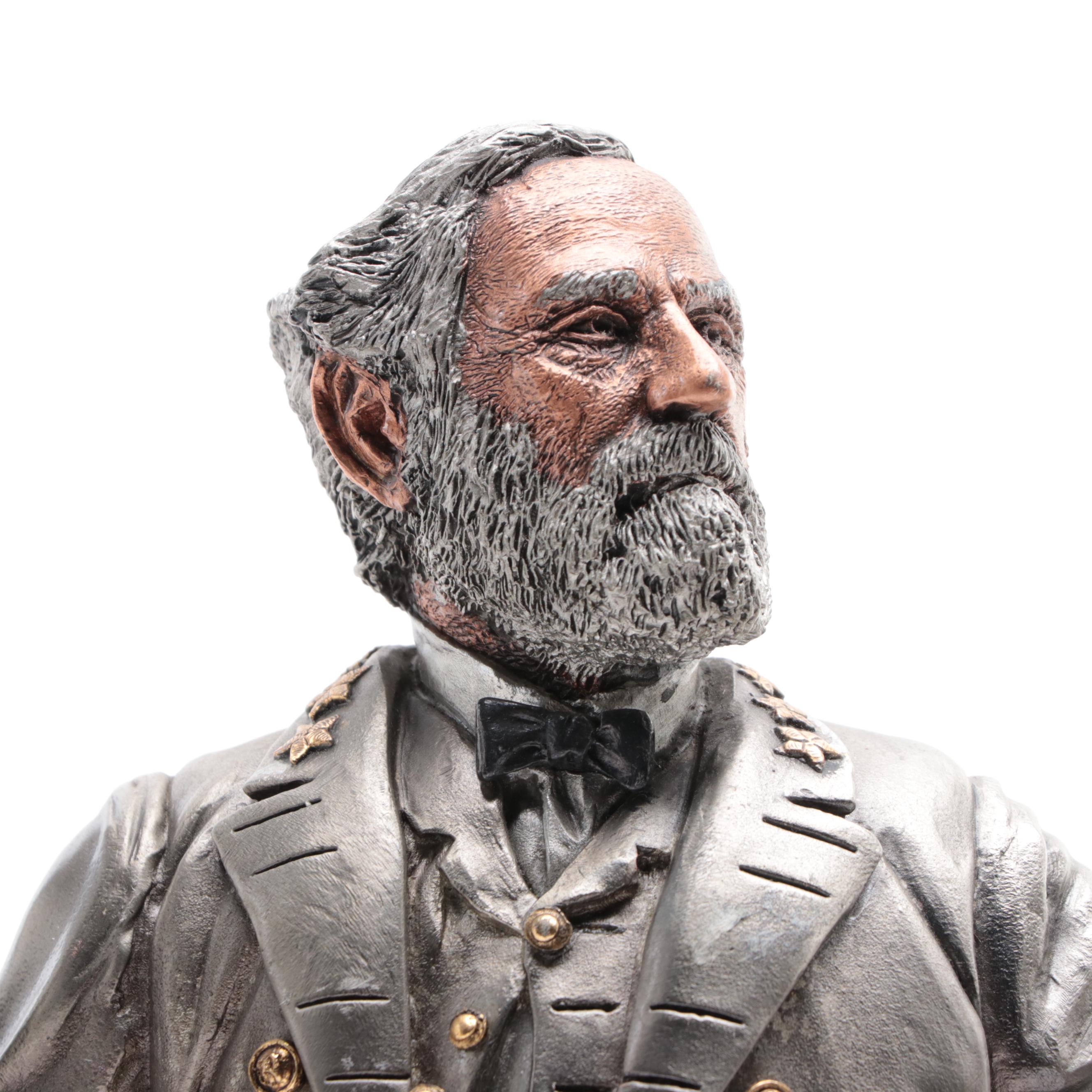 Legend's Three Confederate Cold-Painted Mixed Media Figures