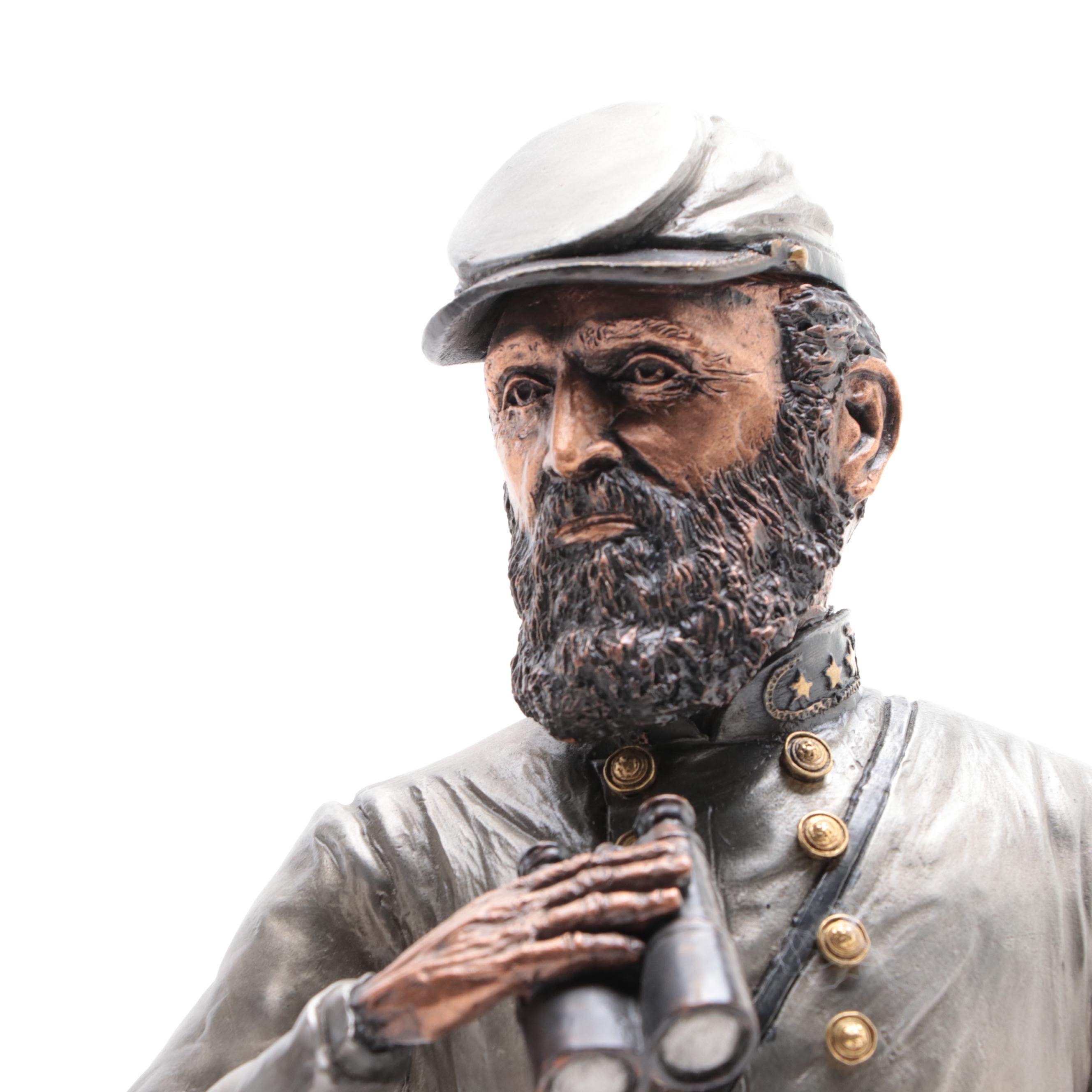 Legend's Three Confederate Cold-Painted Mixed Media Figures