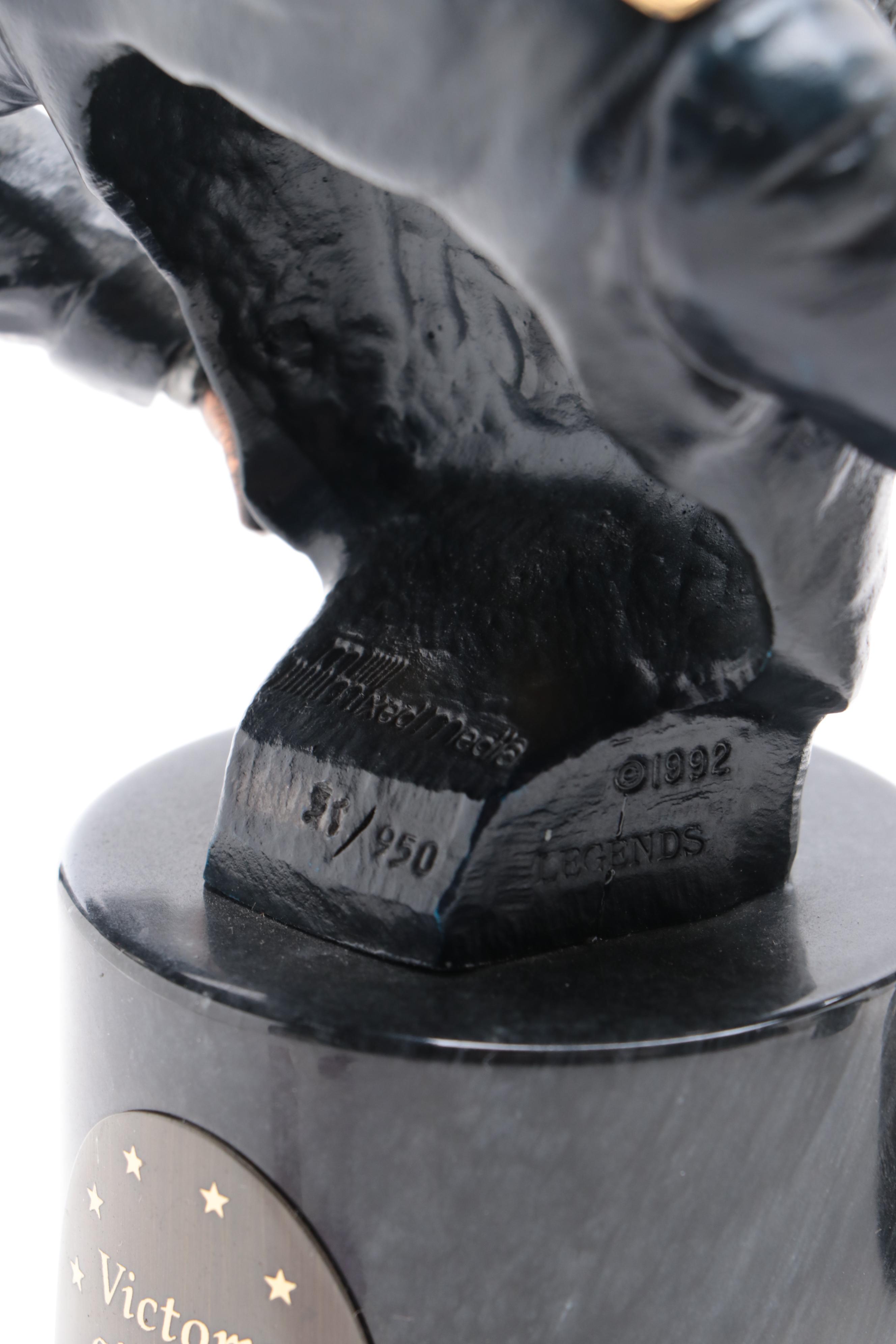 Legend's Three Confederate Cold-Painted Mixed Media Figures