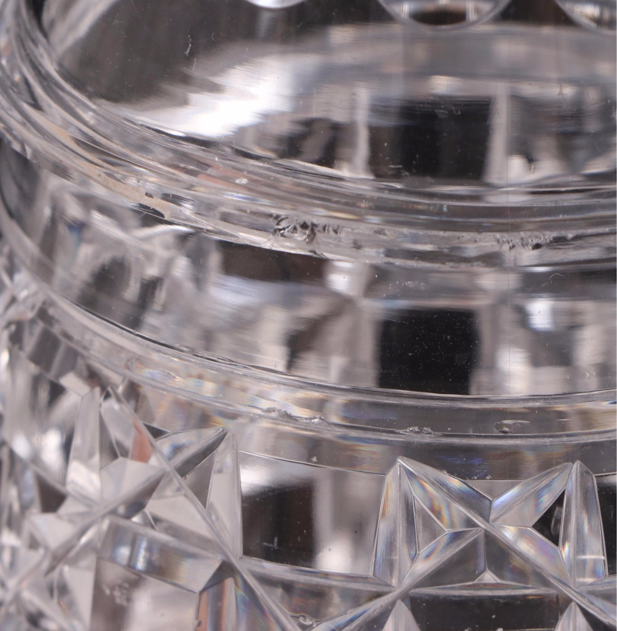 Pair of English Aesthetic Movement Sterling Silver and Cut Glass Vases, 1884