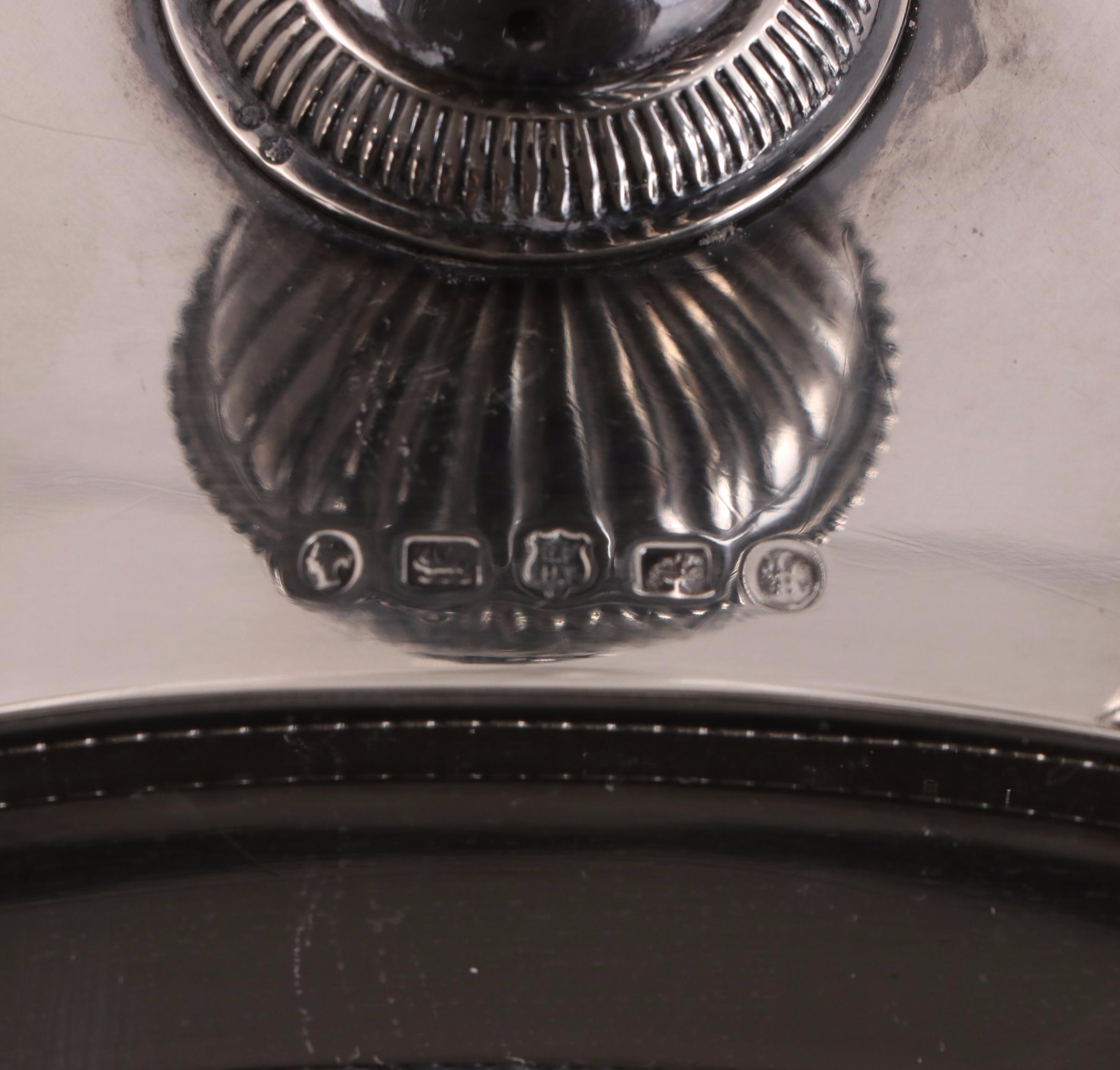 Pair of English Aesthetic Movement Sterling Silver and Cut Glass Vases, 1884