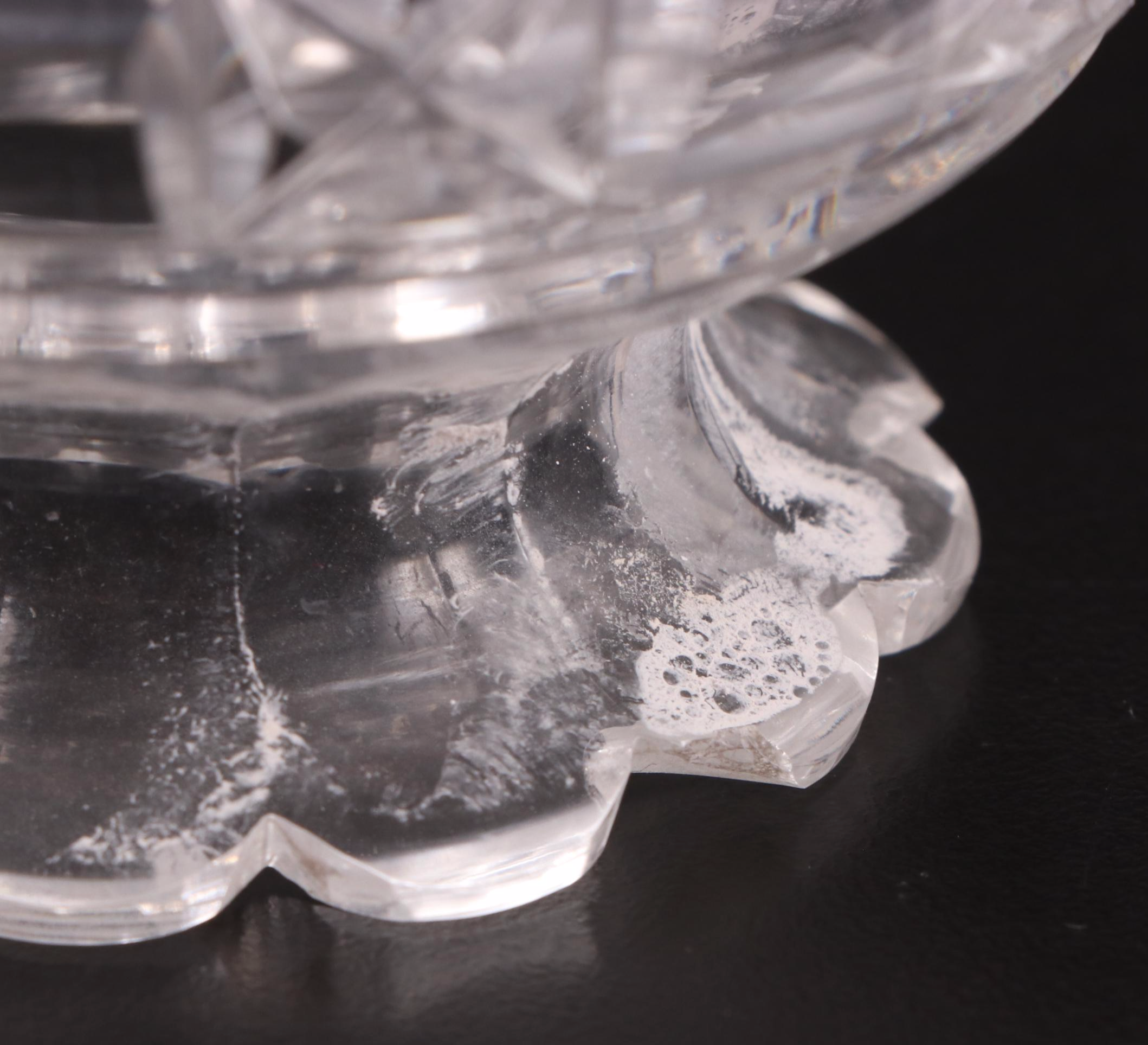 Pair of English Aesthetic Movement Sterling Silver and Cut Glass Vases, 1884