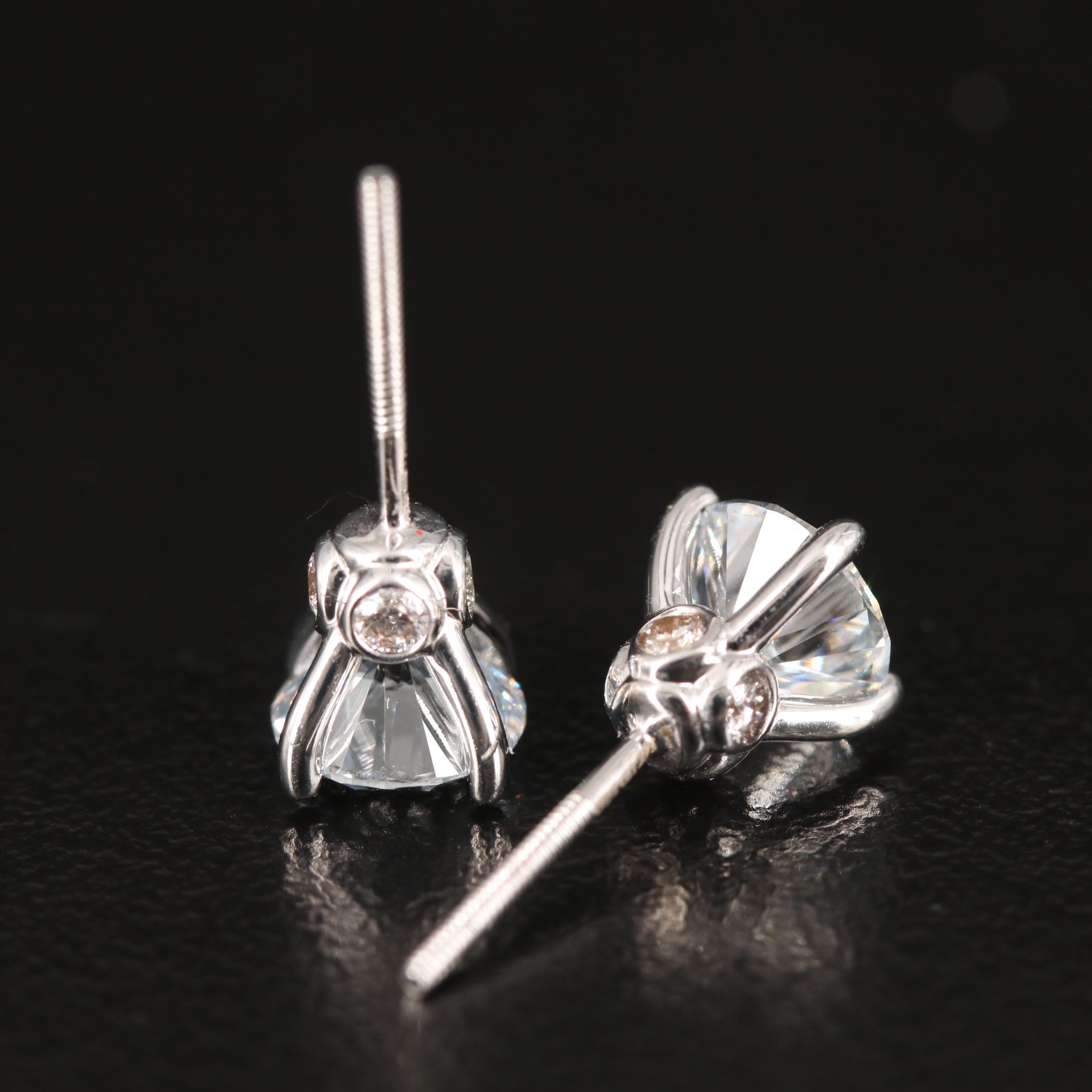 14K 1.80 CTW Lab Grown Diamond Stud Earrings