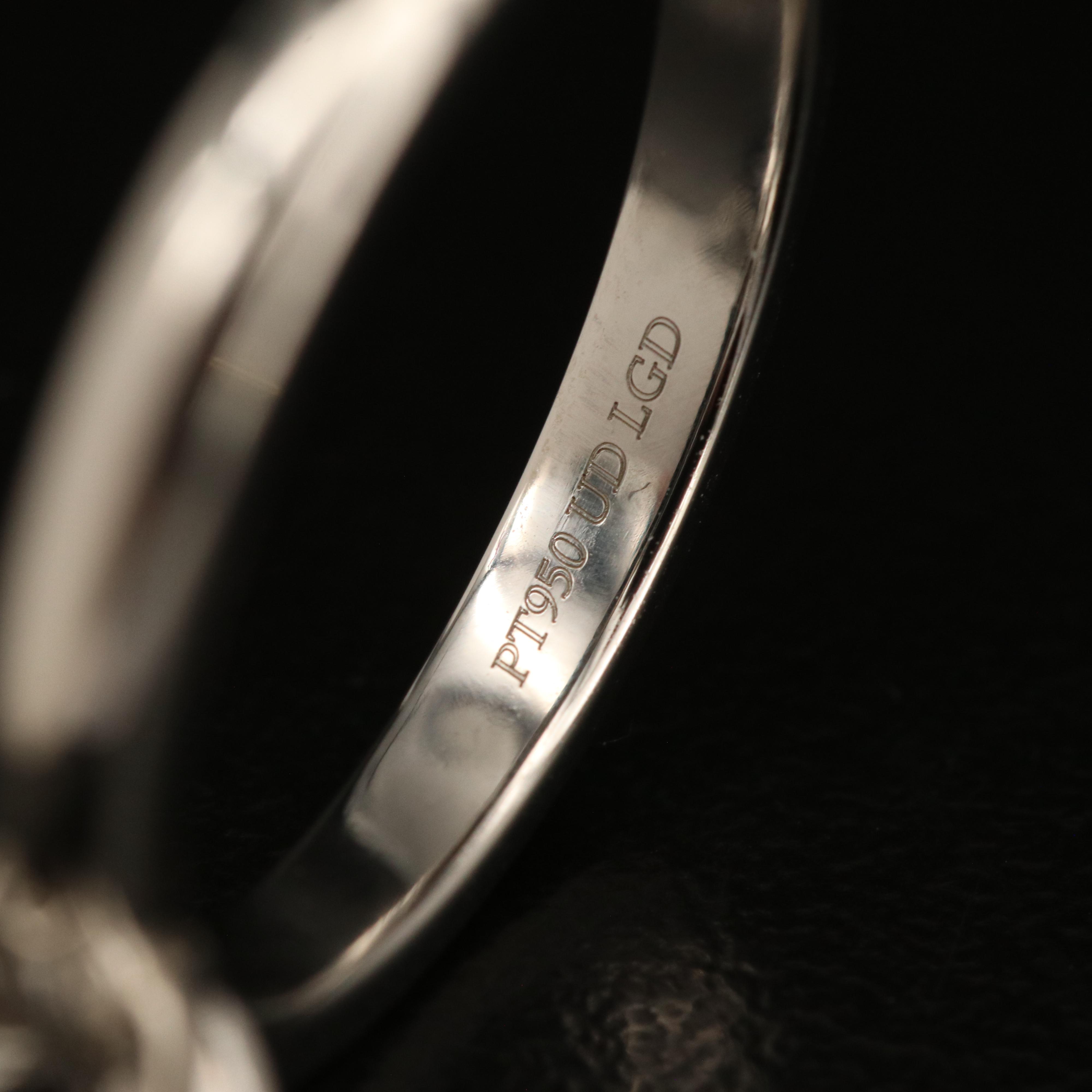 Platinum  1.97 CT Lab Grown Diamond Solitaire Ring