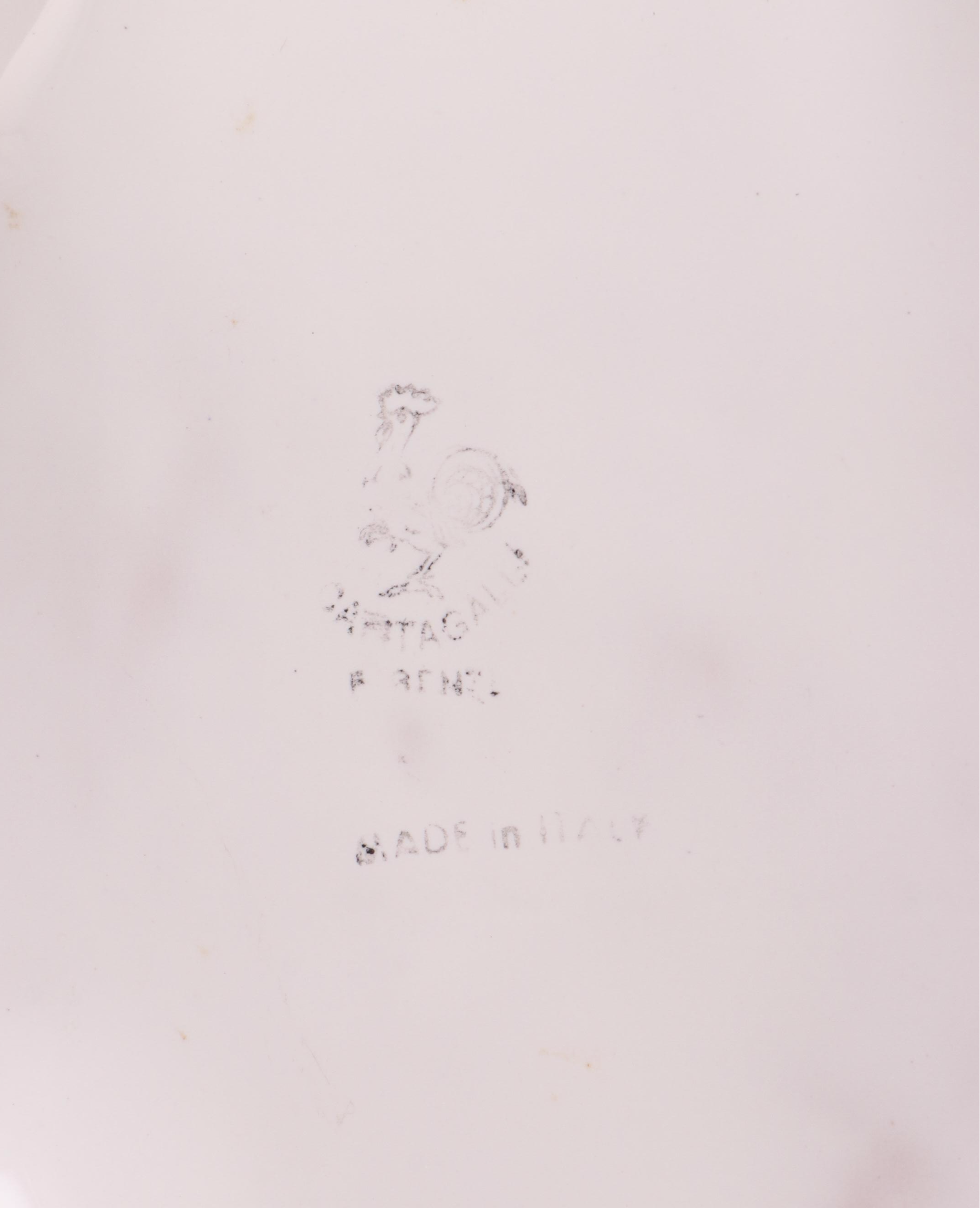 Cantagalli Majolica Lidded Soup Tureen with Ladle, Mid to Late 20th Century