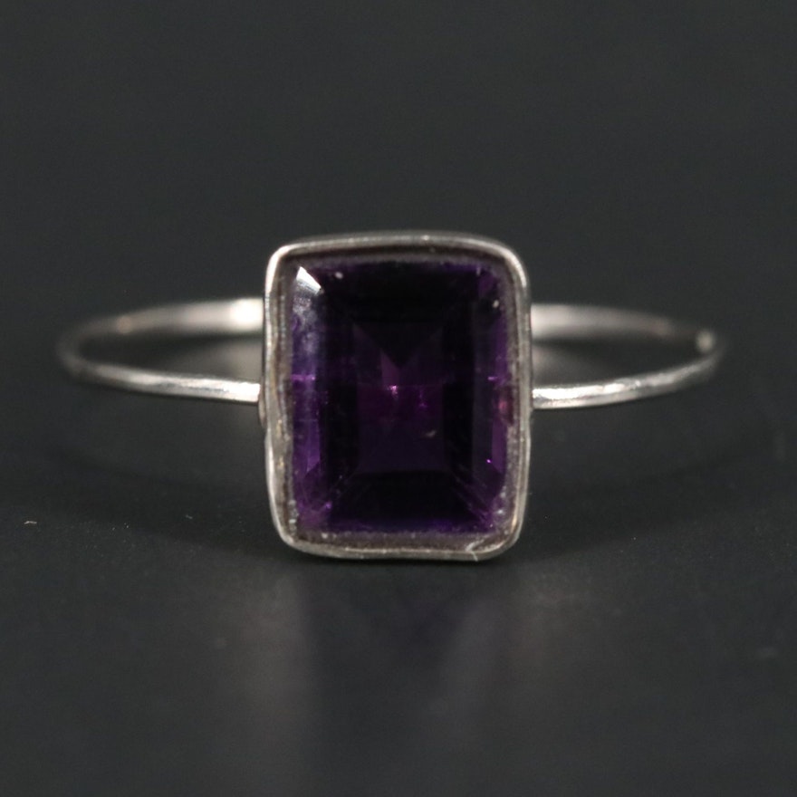 10K Amethyst Ring