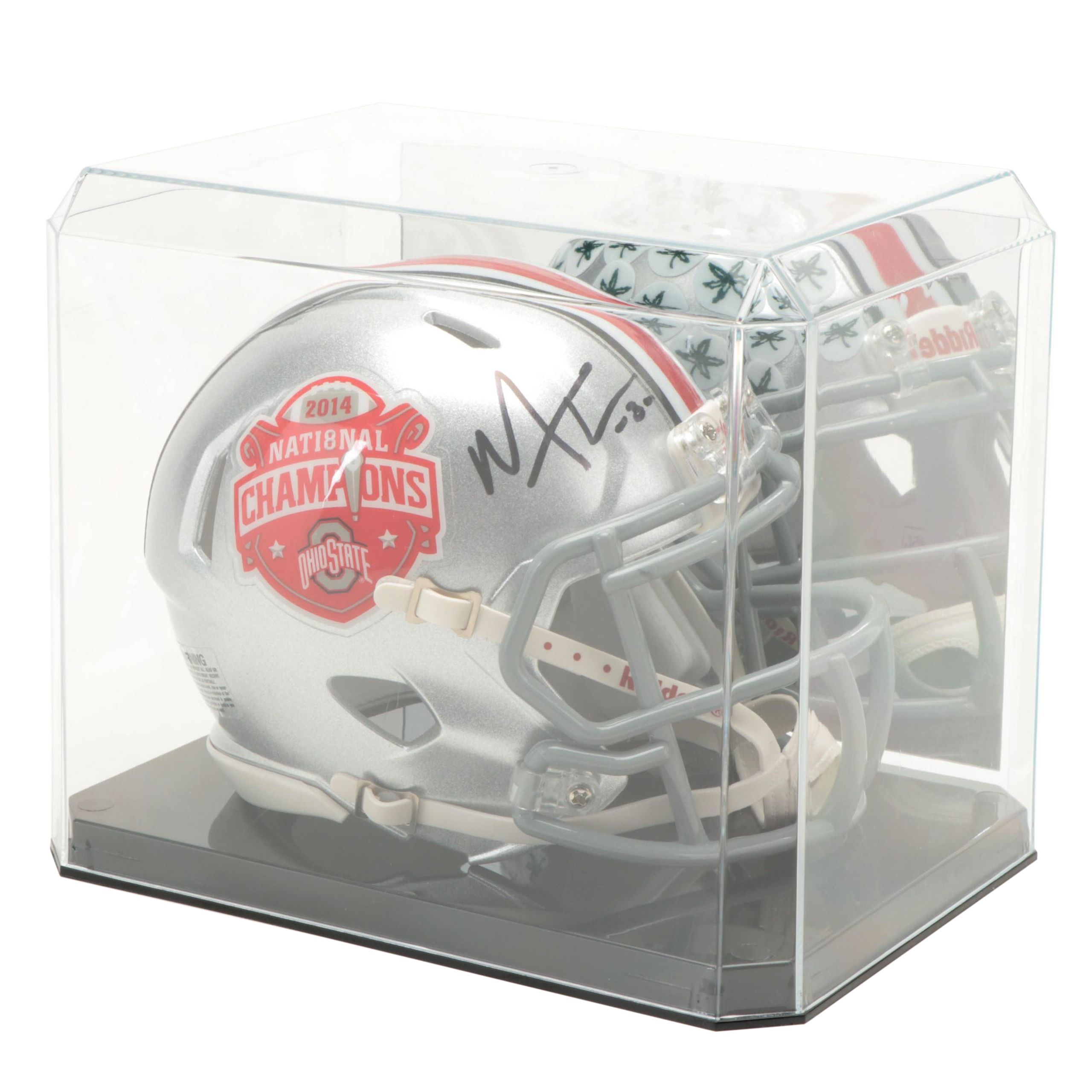 Ohio State 2014 National Champions Michael Thomas Signed Mini Football Helmet