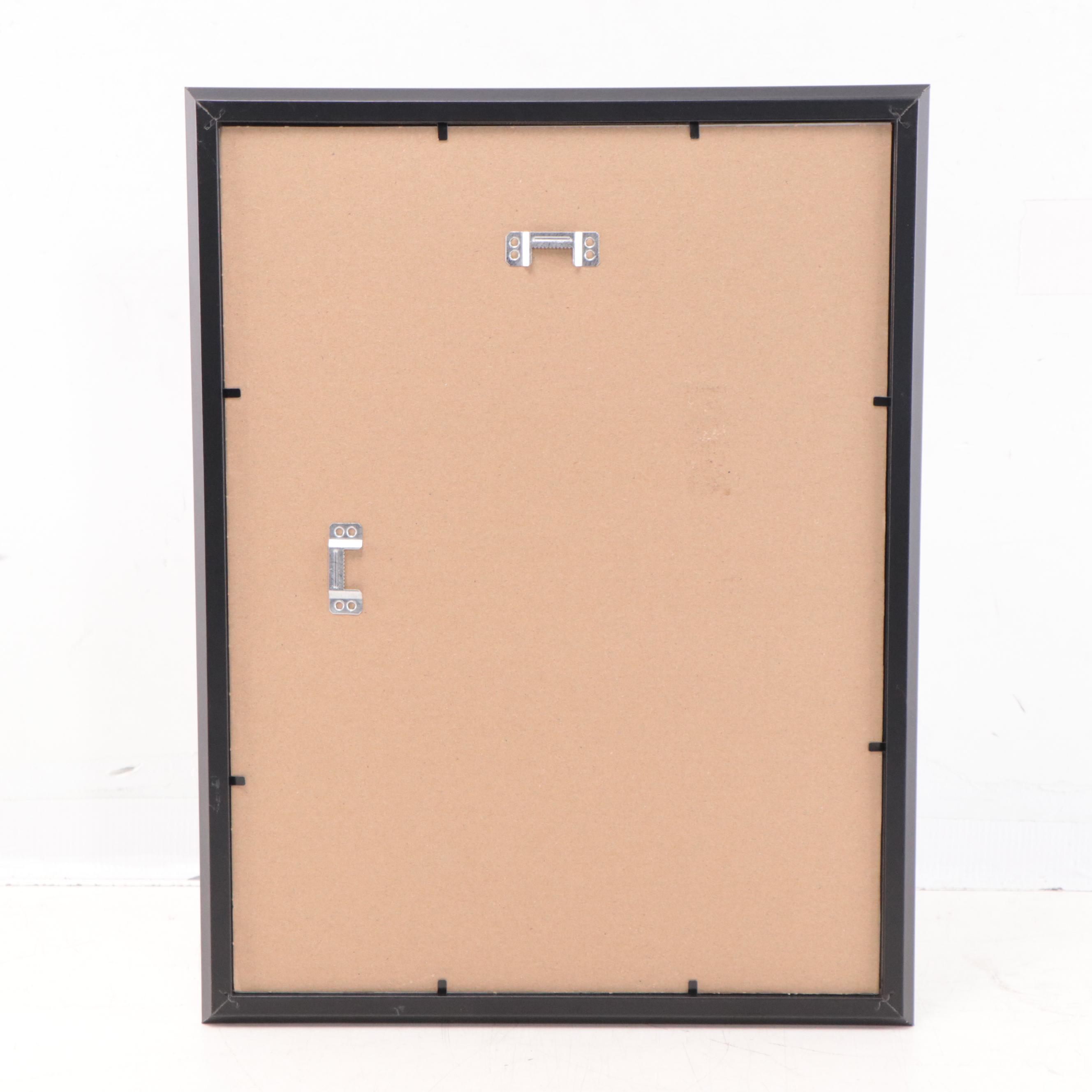 Ricardo Maya Portrait Mixed Media Painting, 21st Century