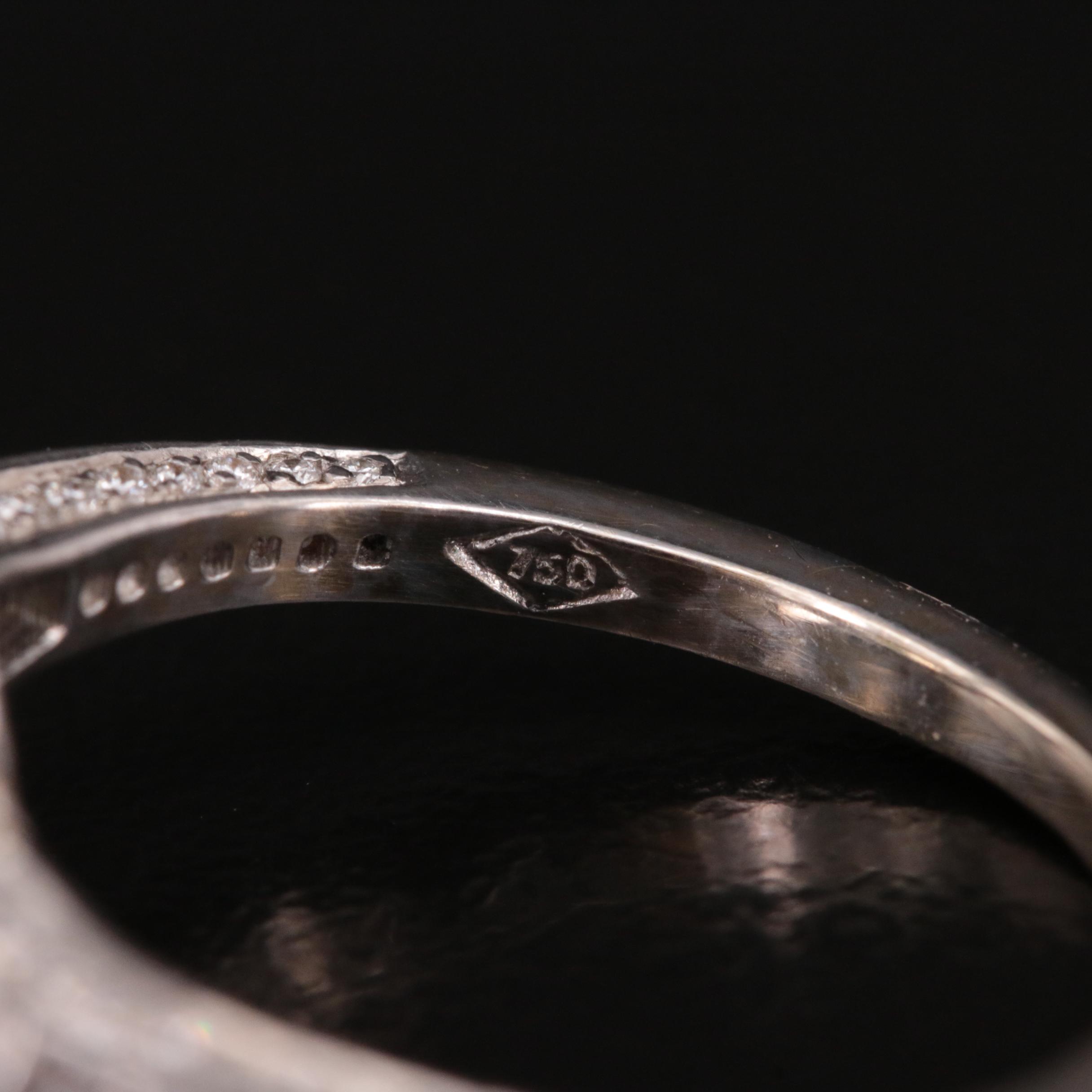 18K Andalusite and Diamond Halo Ring