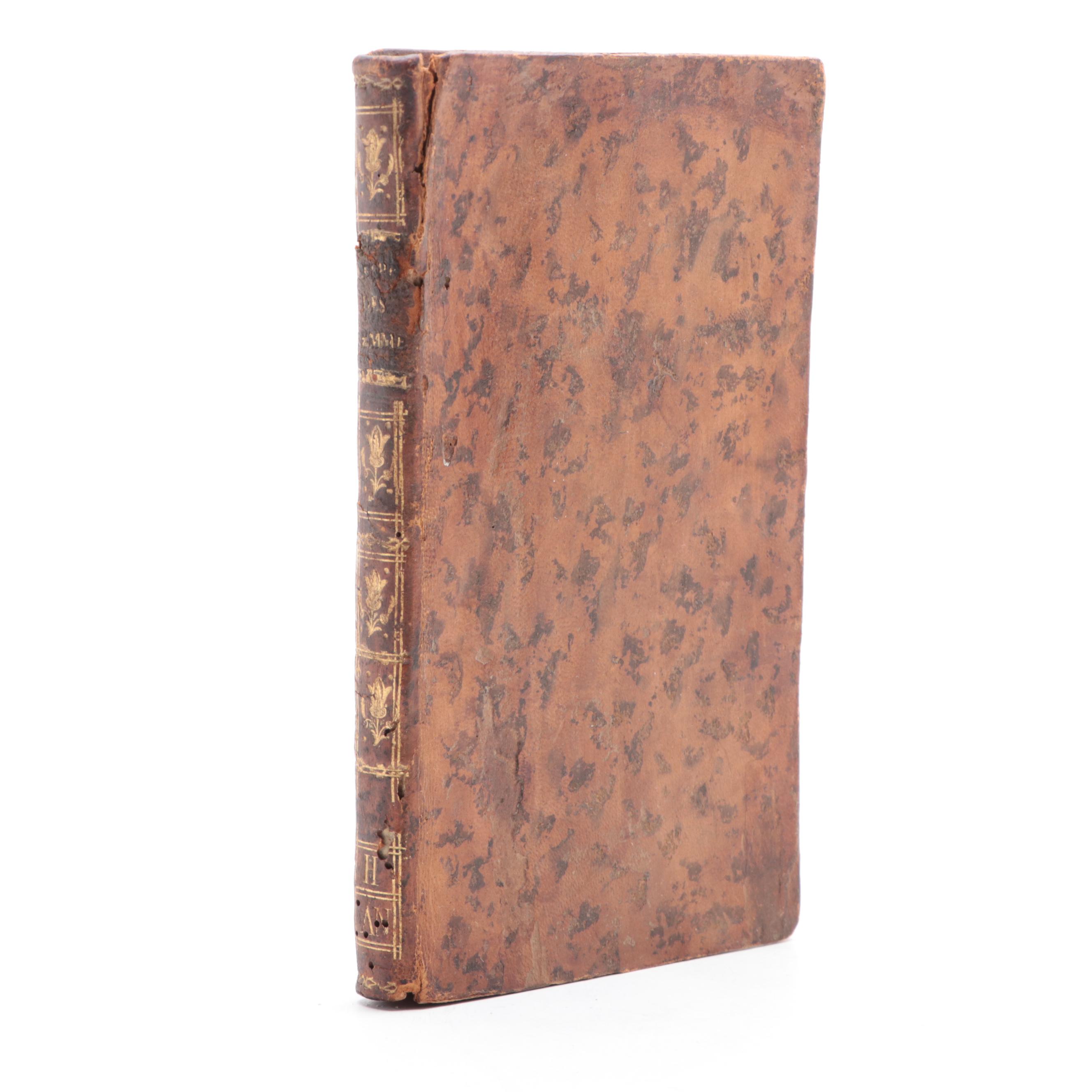 French Language "Essai Sur Le Caractere" by Antoine-Léonard Thomas, 1772