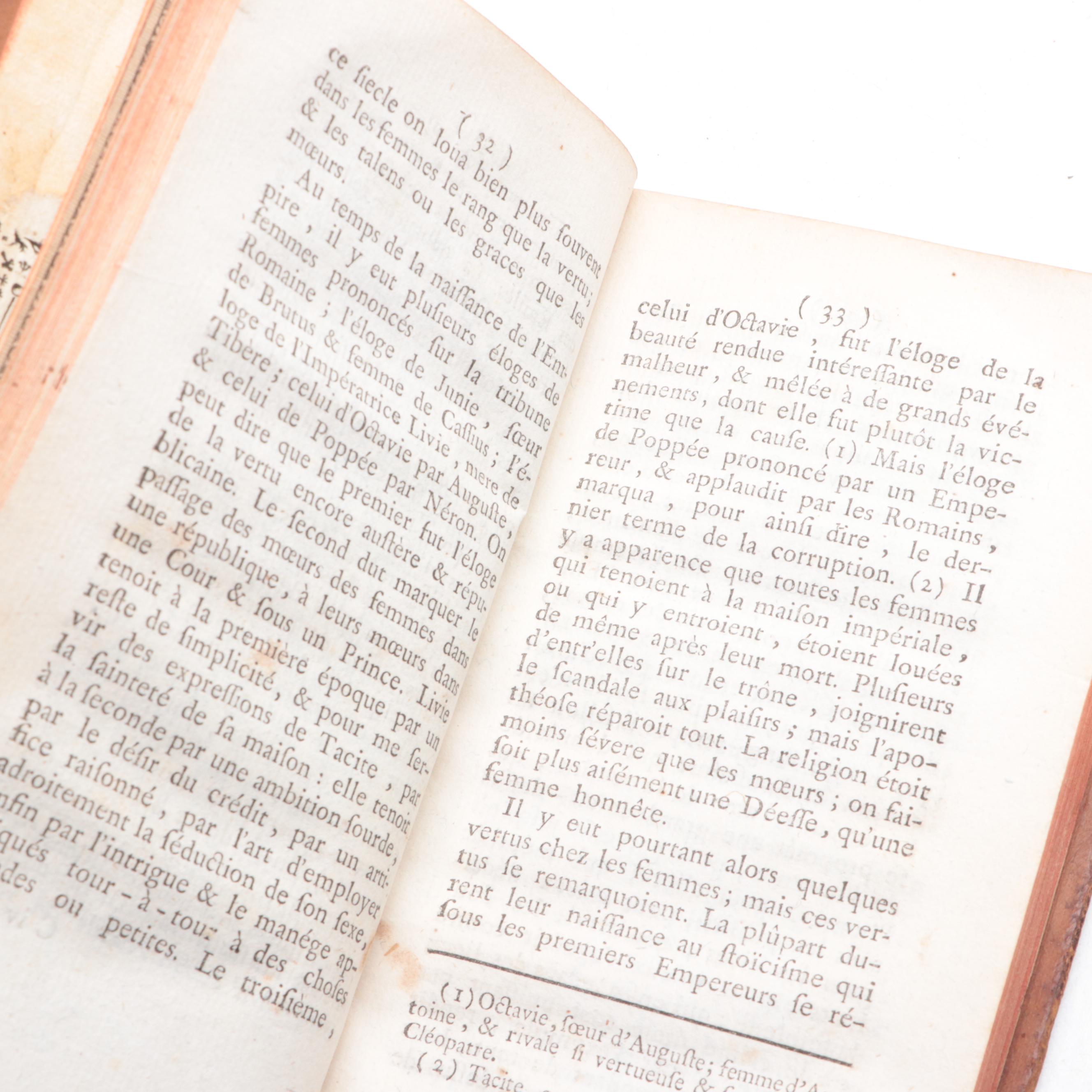 French Language "Essai Sur Le Caractere" by Antoine-Léonard Thomas, 1772