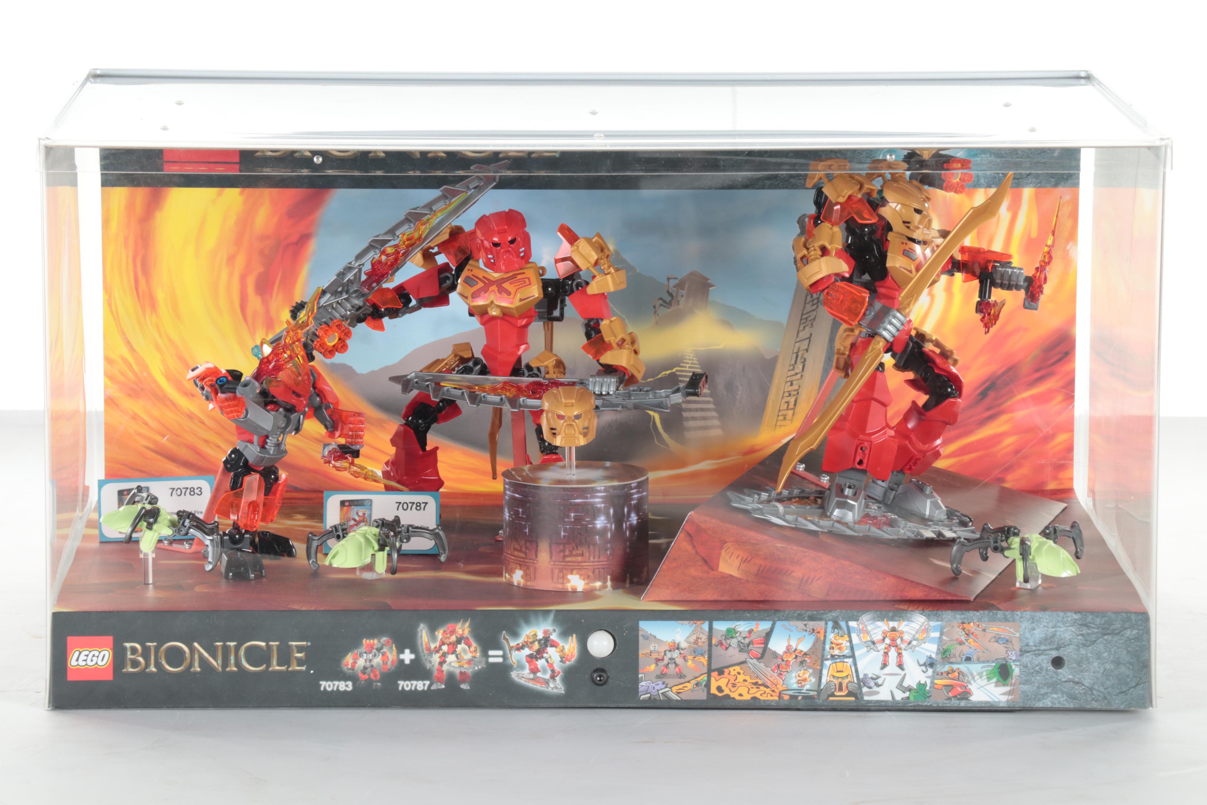 LEGO Bionicle and DC Super Hero Girls Building Toys Commercial Showcases