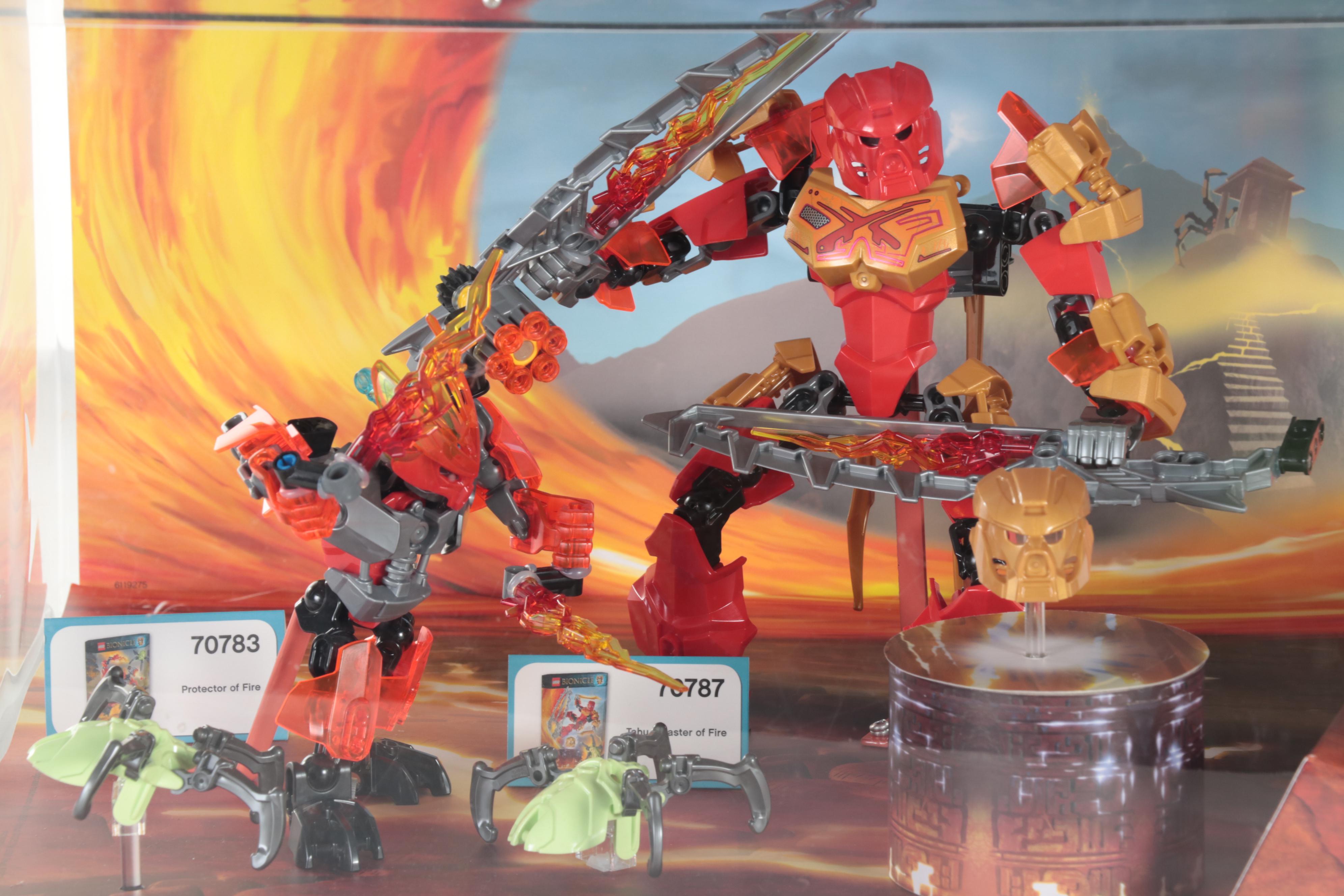 LEGO Bionicle and DC Super Hero Girls Building Toys Commercial Showcases