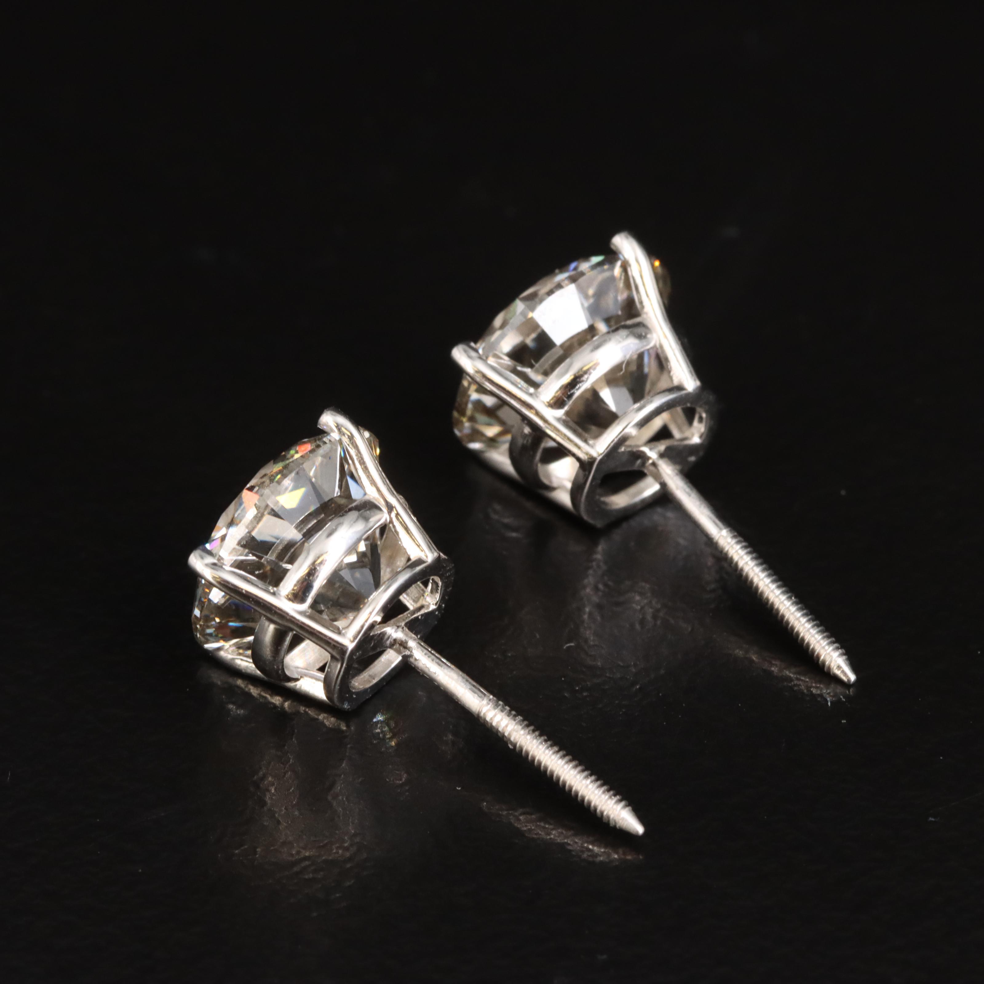 14K 6.02 CTW Lab Grown Diamond Stud Earrings